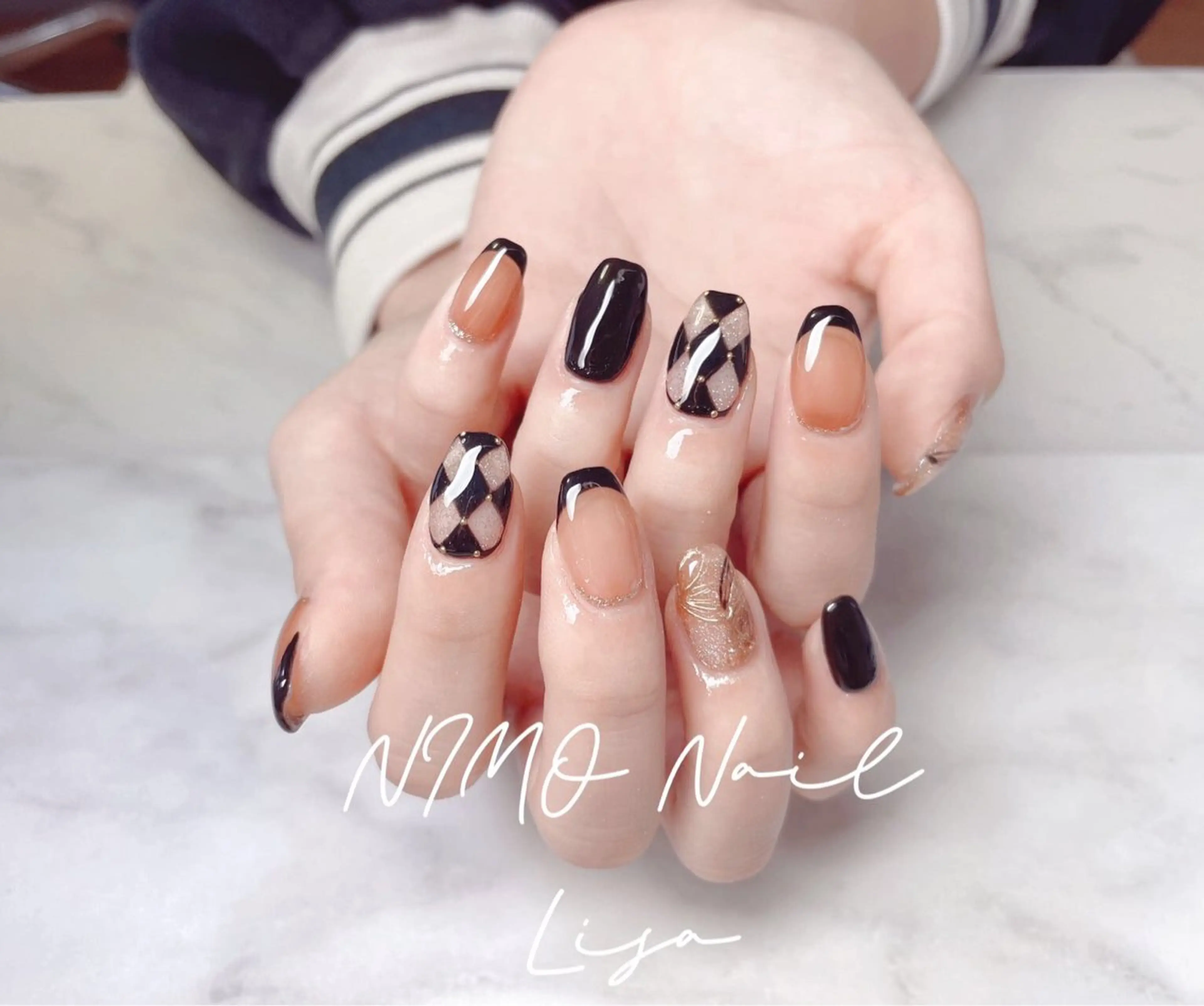 ネイル ハンドネイル RI SA☀️ リサのネイルデザイン
