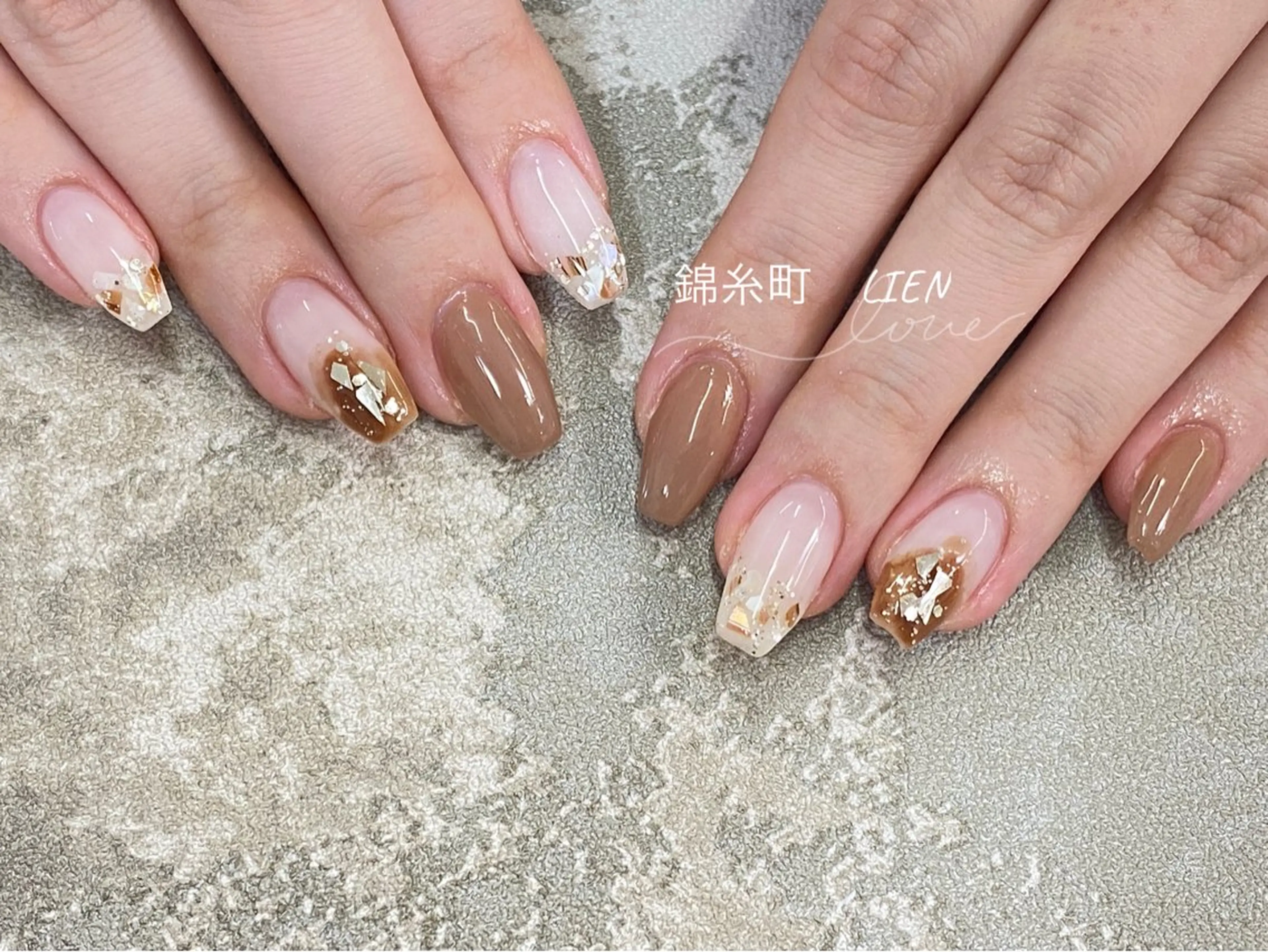 ネイル ニュアンスネイル Lien_リエン ゆみのネイルデザイン