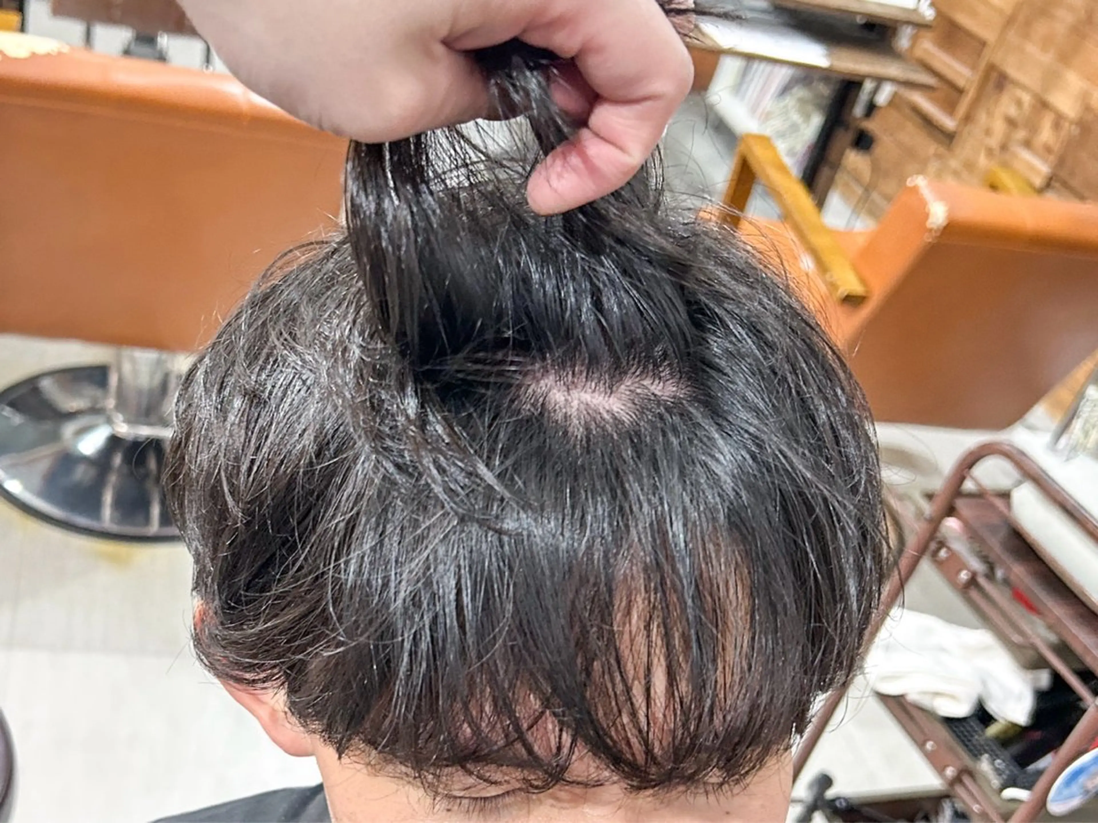 ショート メンズ 縮毛矯正 かんばら りょーいのヘアスタイル