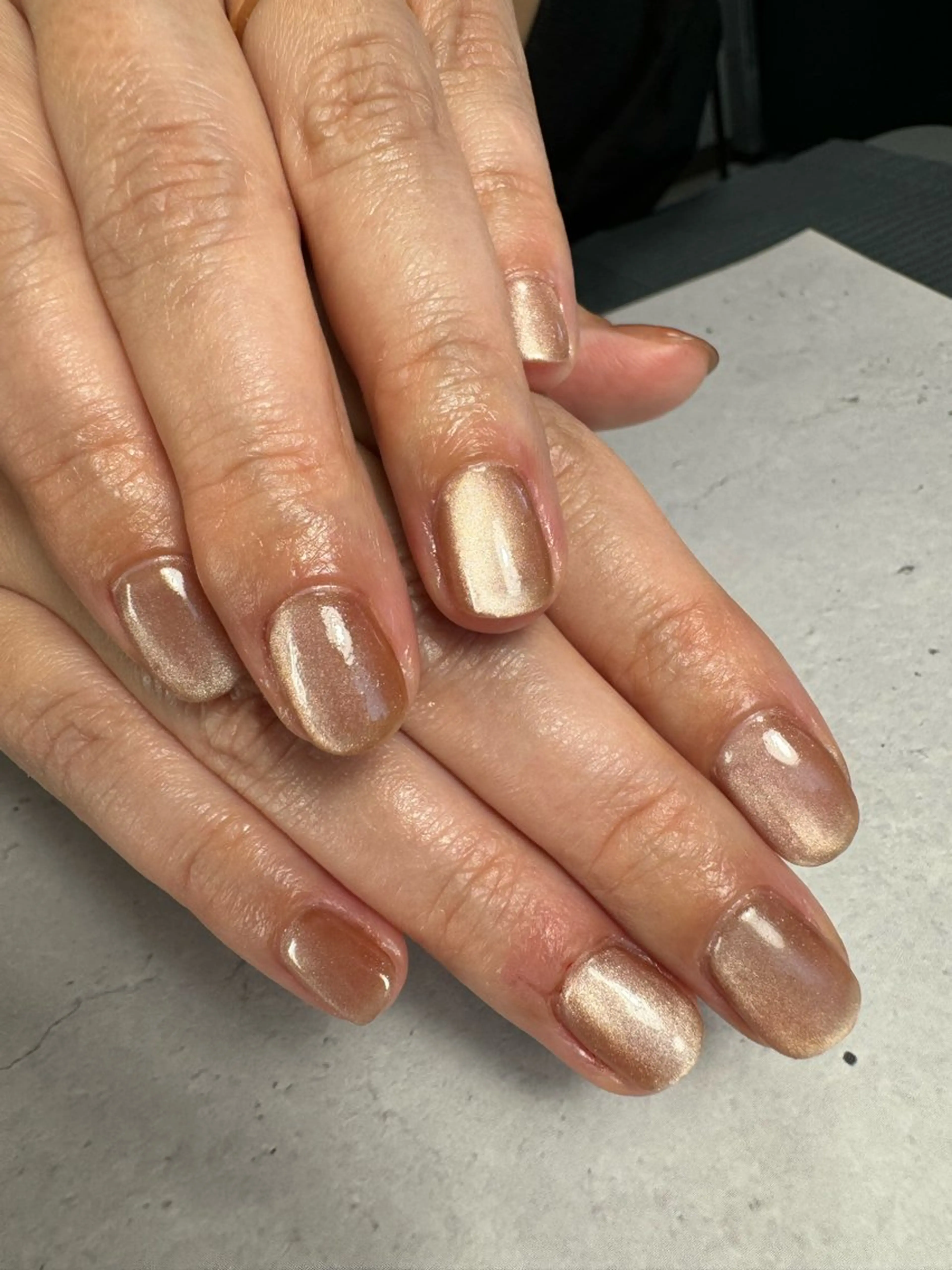 ネイル マグネットネイル ハンドネイル 川口 理沙のネイルデザイン