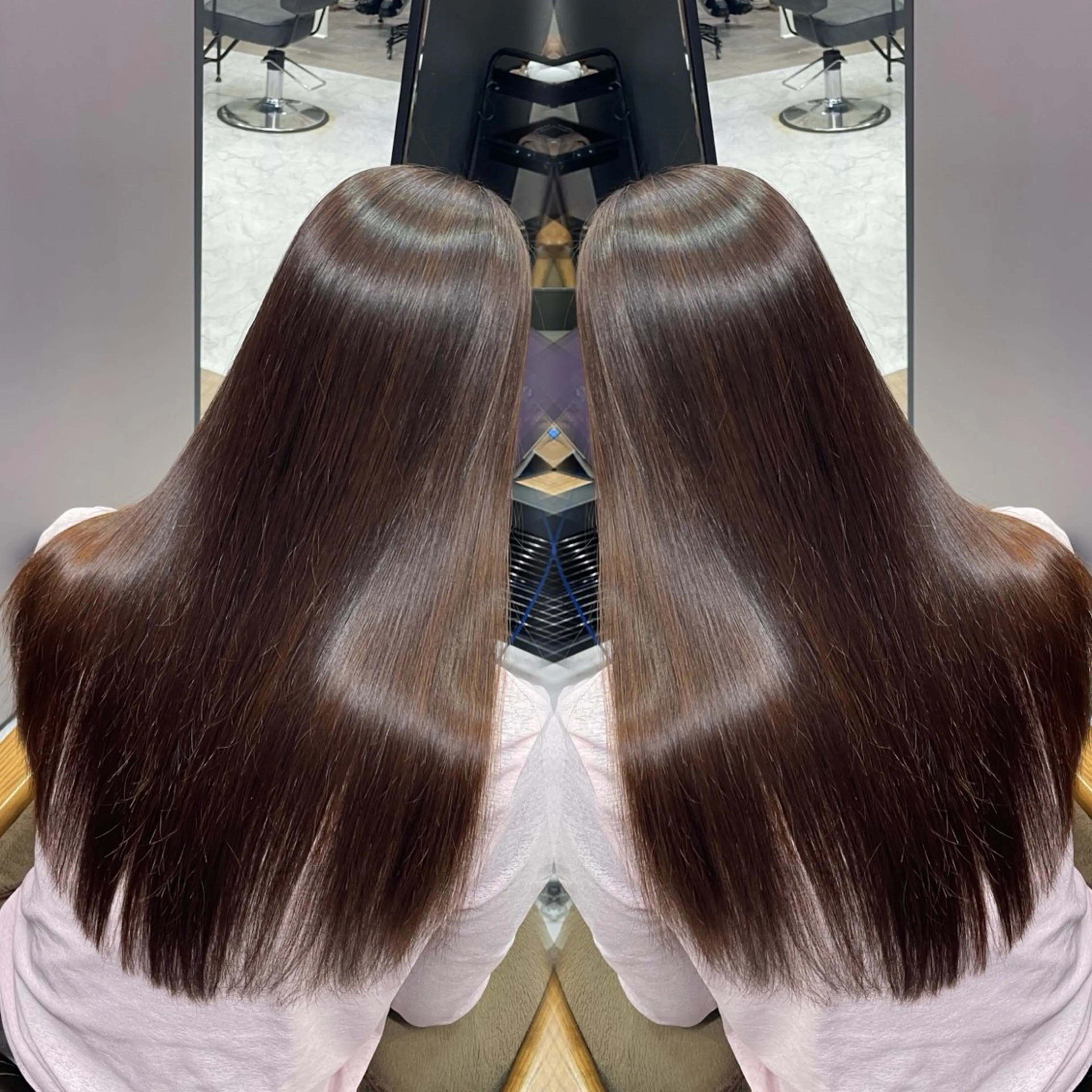 ロング 縮毛矯正 トリートメント RAF TOKYO 2nd 今泉店所属・RAF KAEDEのヘアスタイル