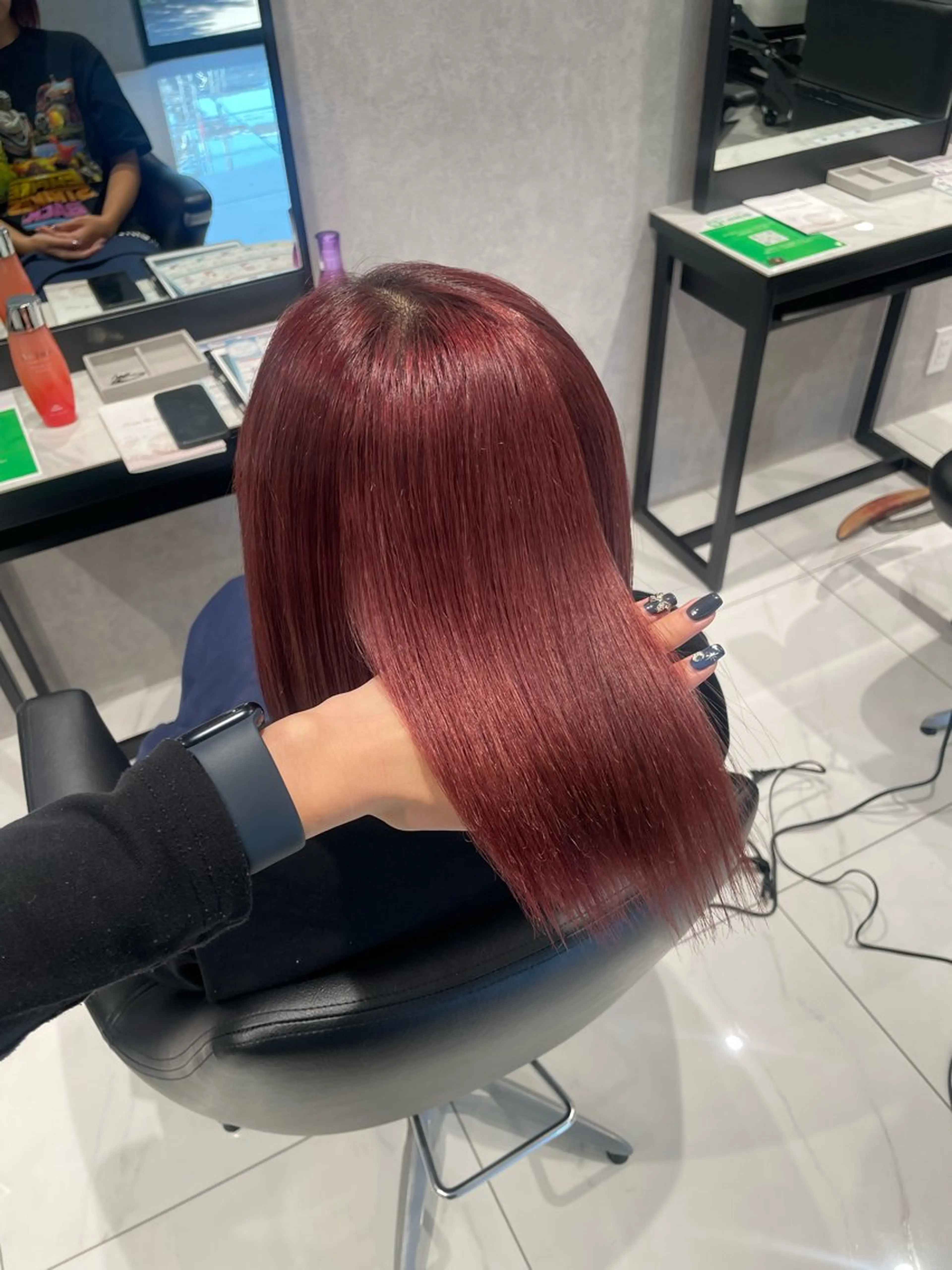 ミディアム 内藤 藍夏のヘアスタイル