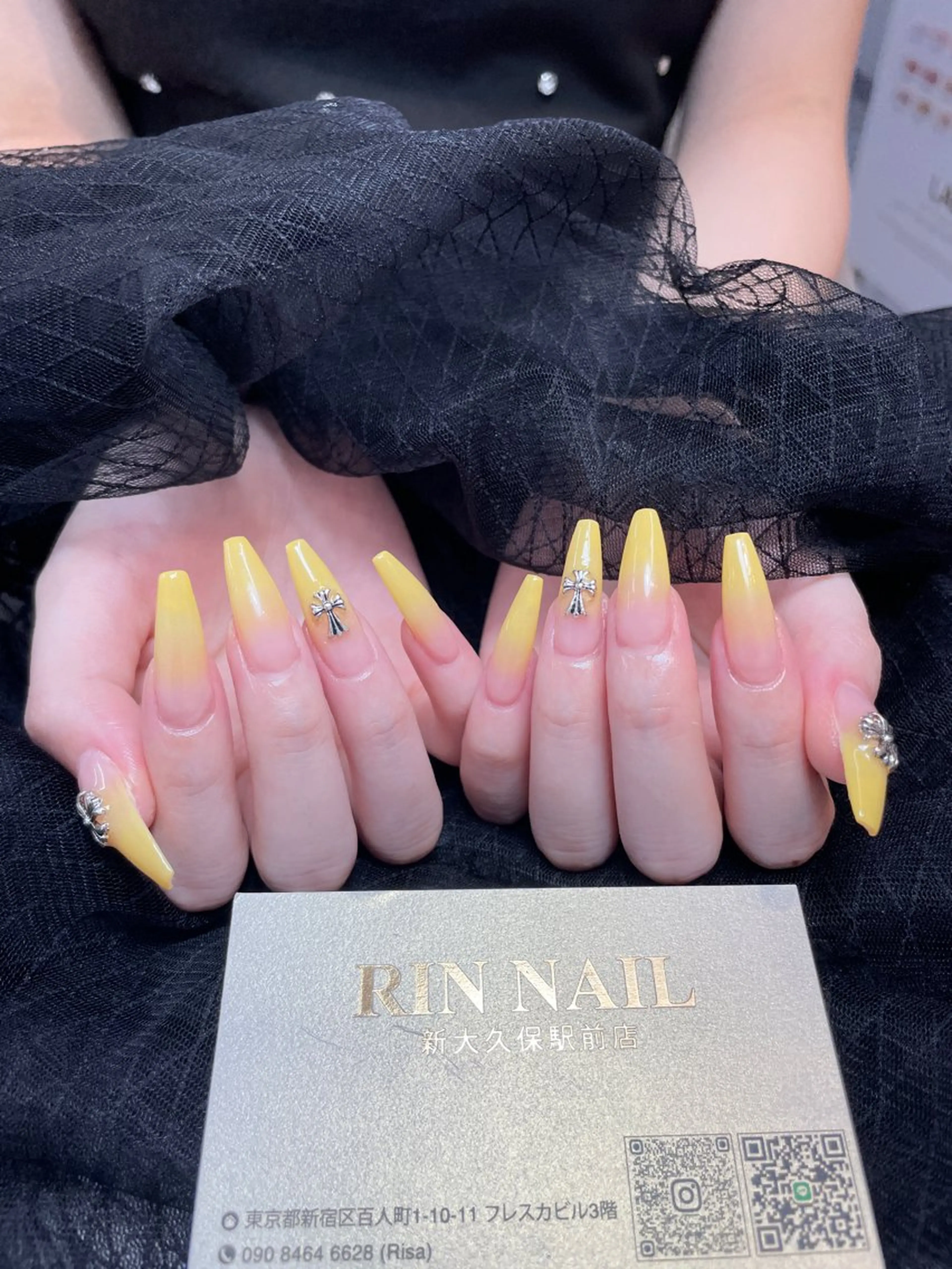 ネイル フレンチネイル ジェルネイル 韓国ネイル マグネットネイル ネイルチップ Rin Nail 新大久保店のネイルデザイン