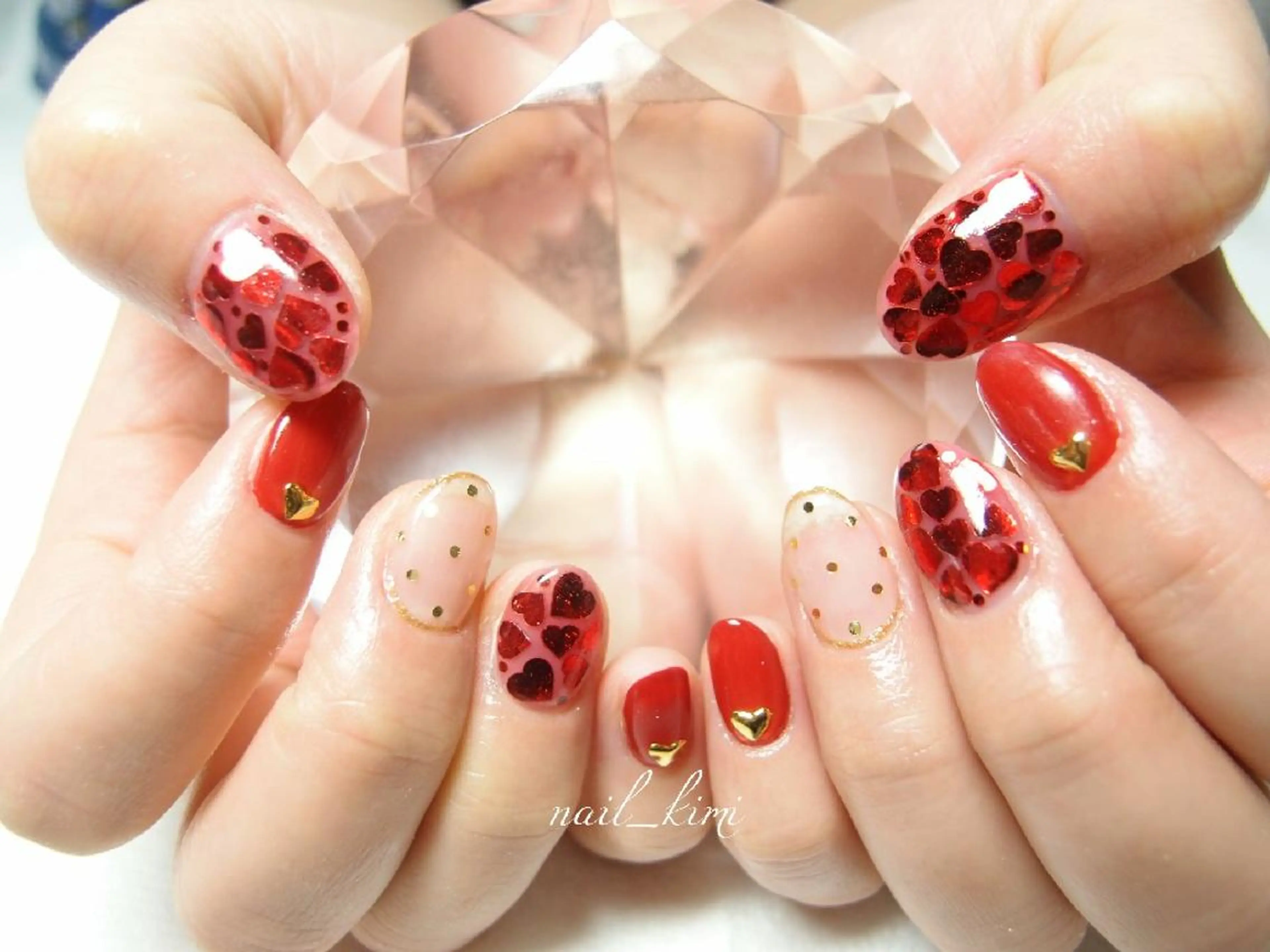 ネイル アートネイル ストーンネイル ConneQt所属・ETHOSENSE. kimikaのネイルデザイン