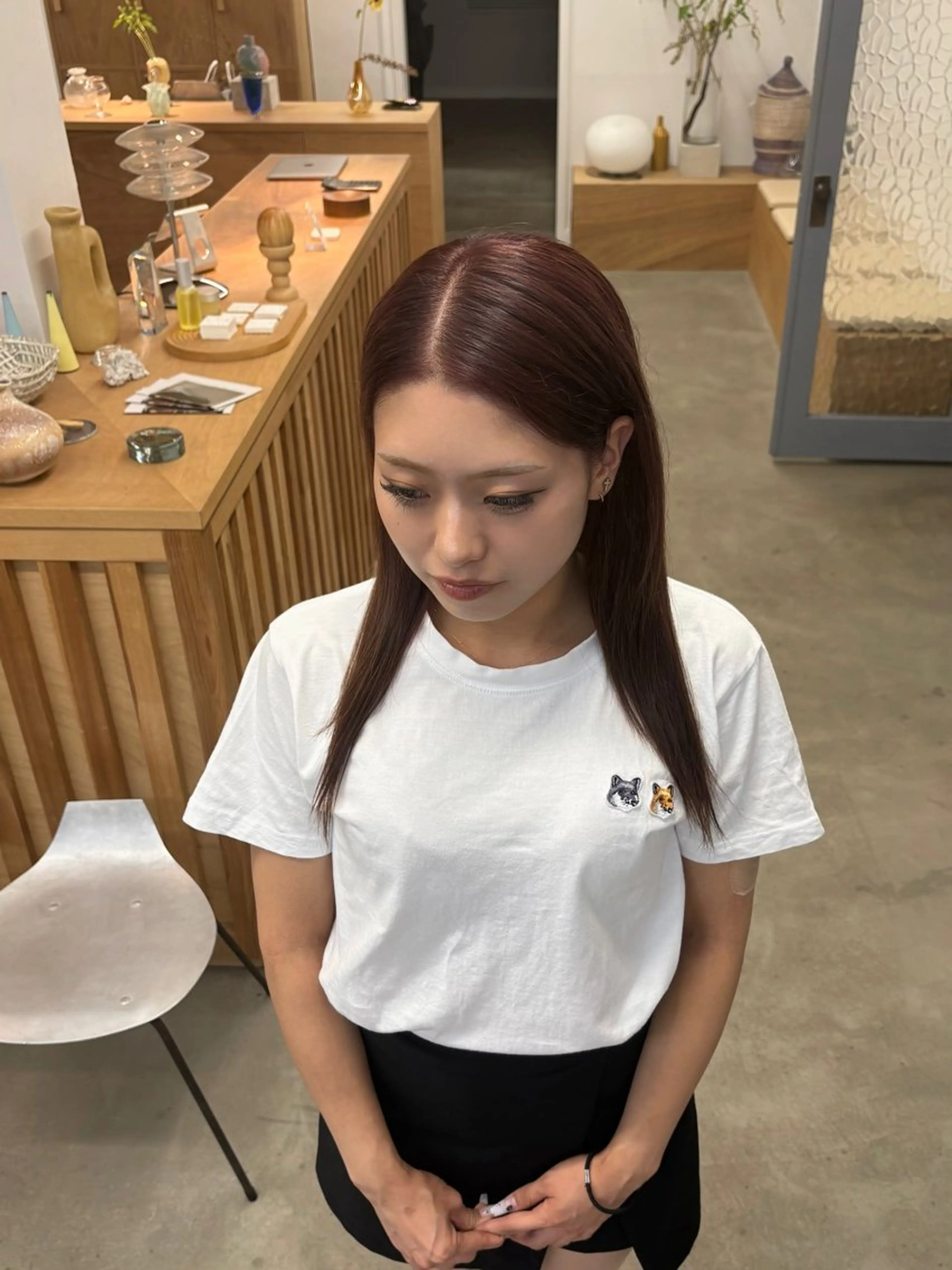 カラー 吉野 新菜のヘアスタイル