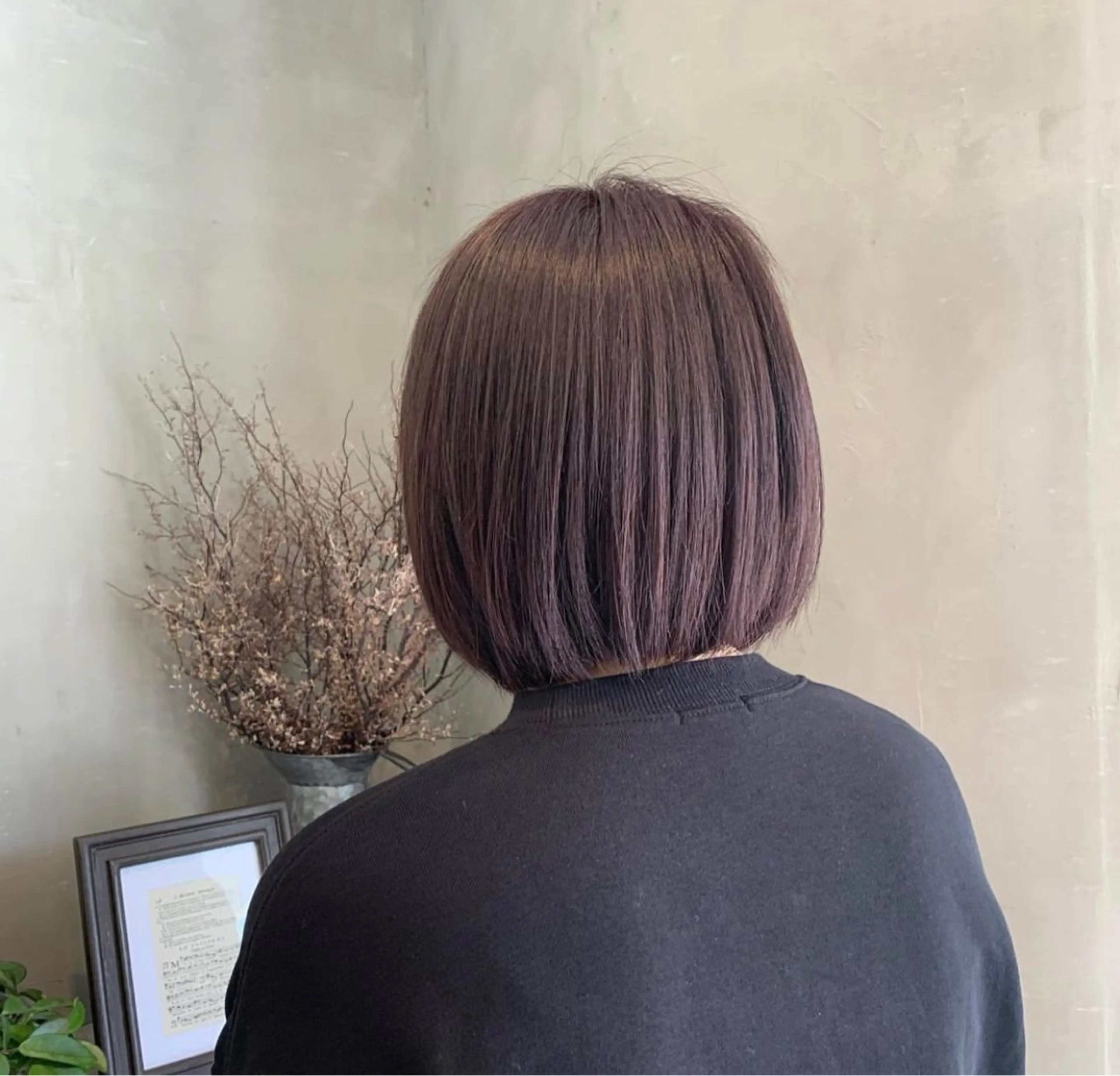 ミディアム カラー パーマ ヘアアレンジ ちひろ /似合わせカラーのヘアスタイル