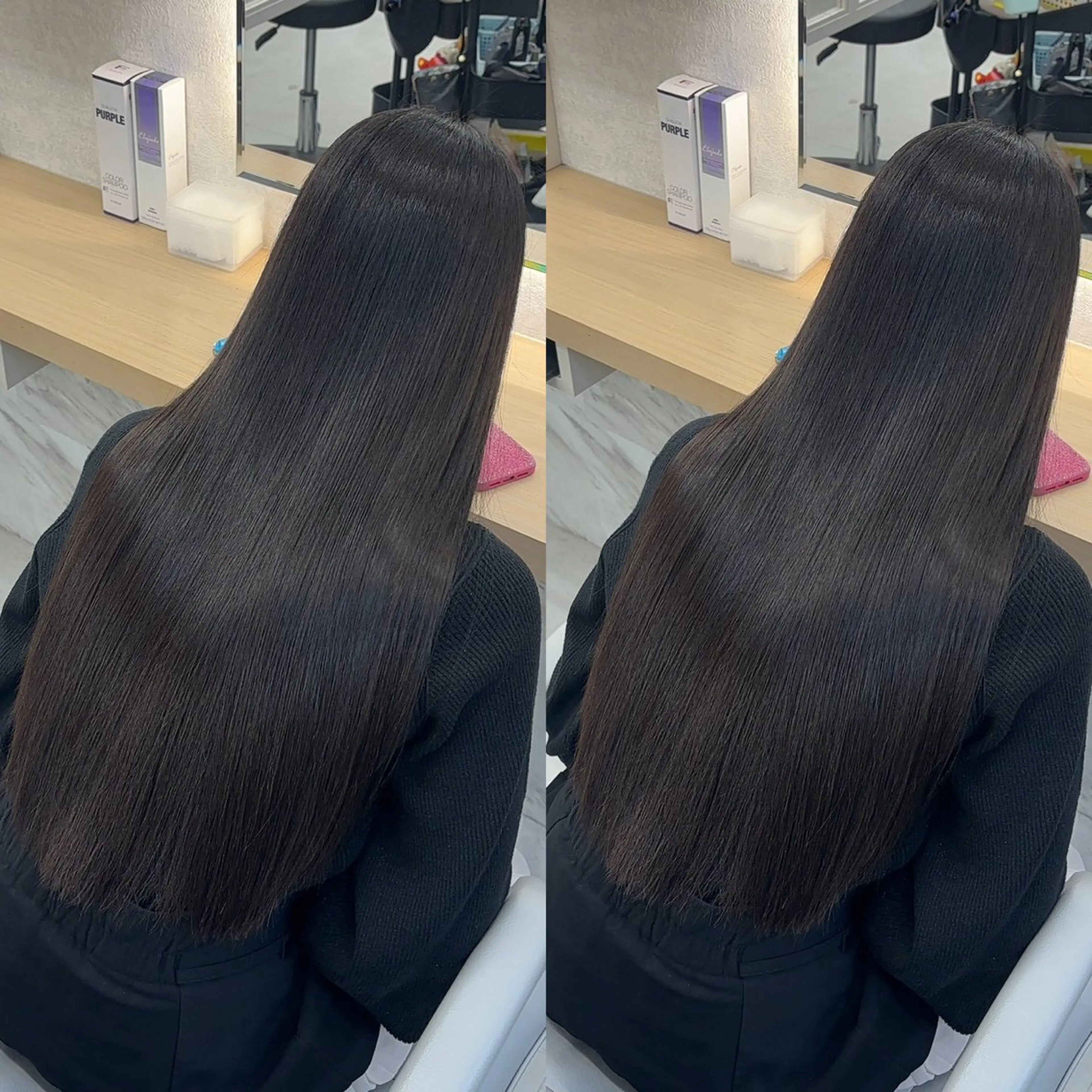 ロング カラー カット ヘアカラー 縮毛矯正 トリートメント 髪質改善/美髪矯正 艶髪/Takutoのヘアスタイル