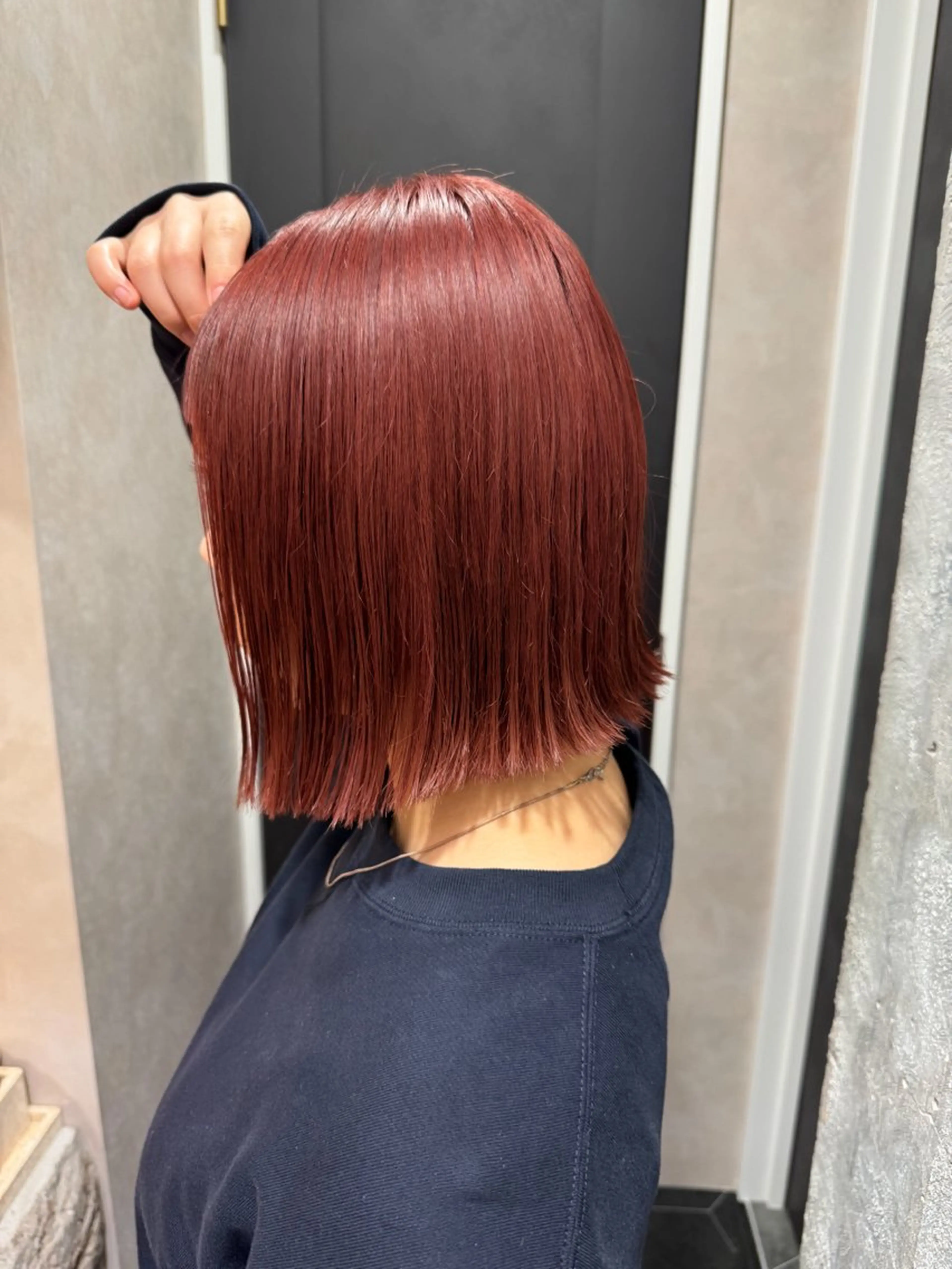 カラー 🩰ボブ/暖色カラー 田實 紗和 🥑🫧のヘアスタイル