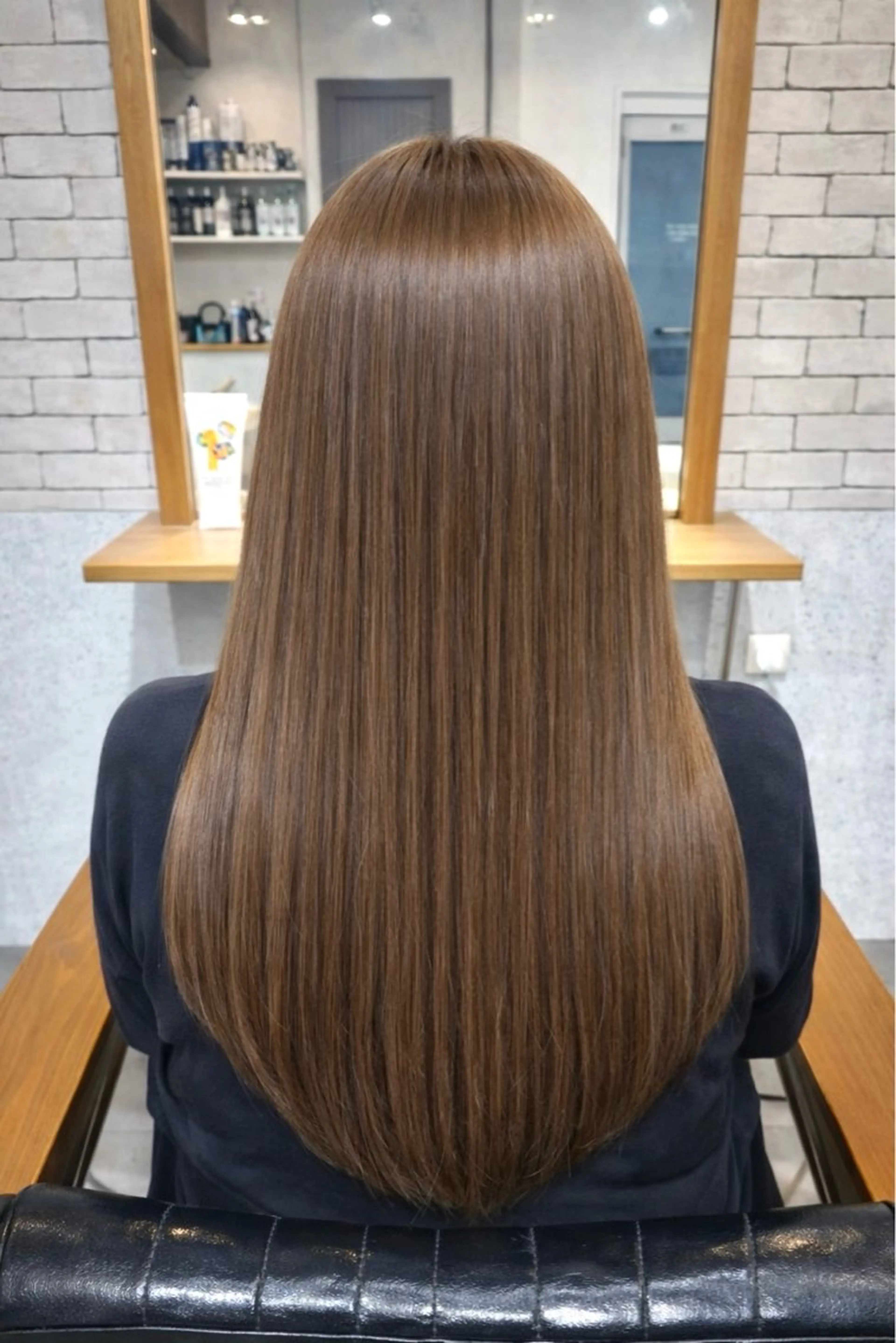 ロング カット ヘアカラー トリートメント 1%【横浜】 髪質改善&ケアカラーのヘアスタイル