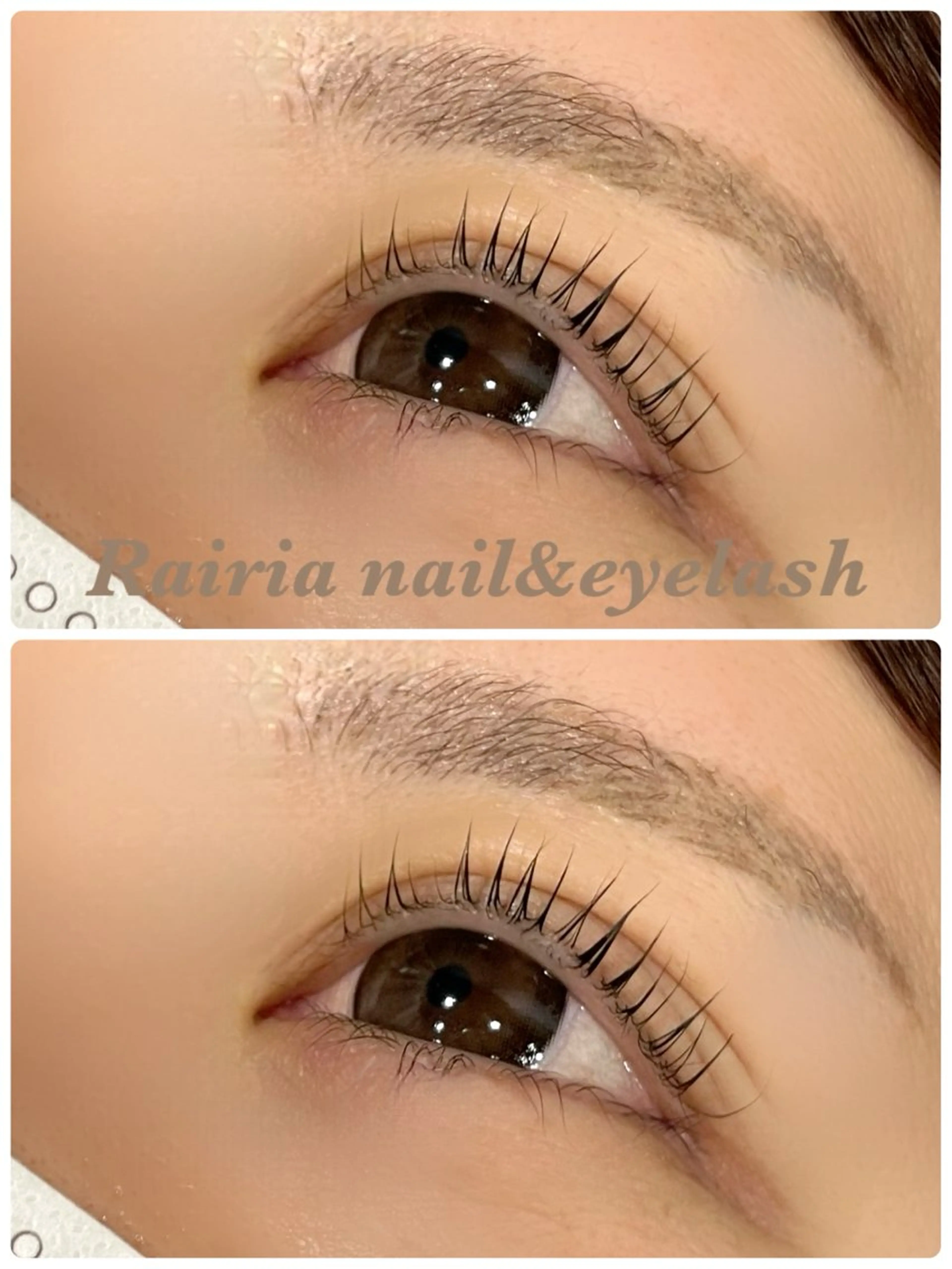 マツエク・マツパ まつげパーマ マツパ Rairia Ryokoのマツエク・マツパデザイン