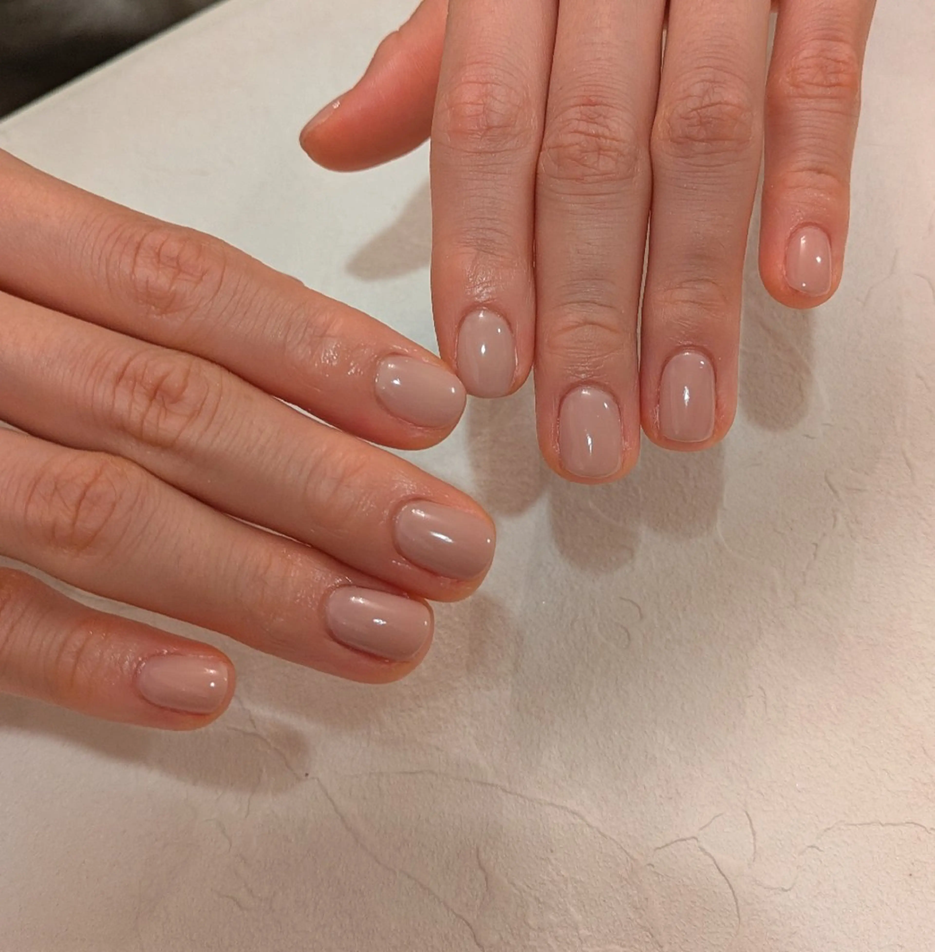 ネイル ワンカラーネイル ジェヌインネイル 河内のネイルデザイン