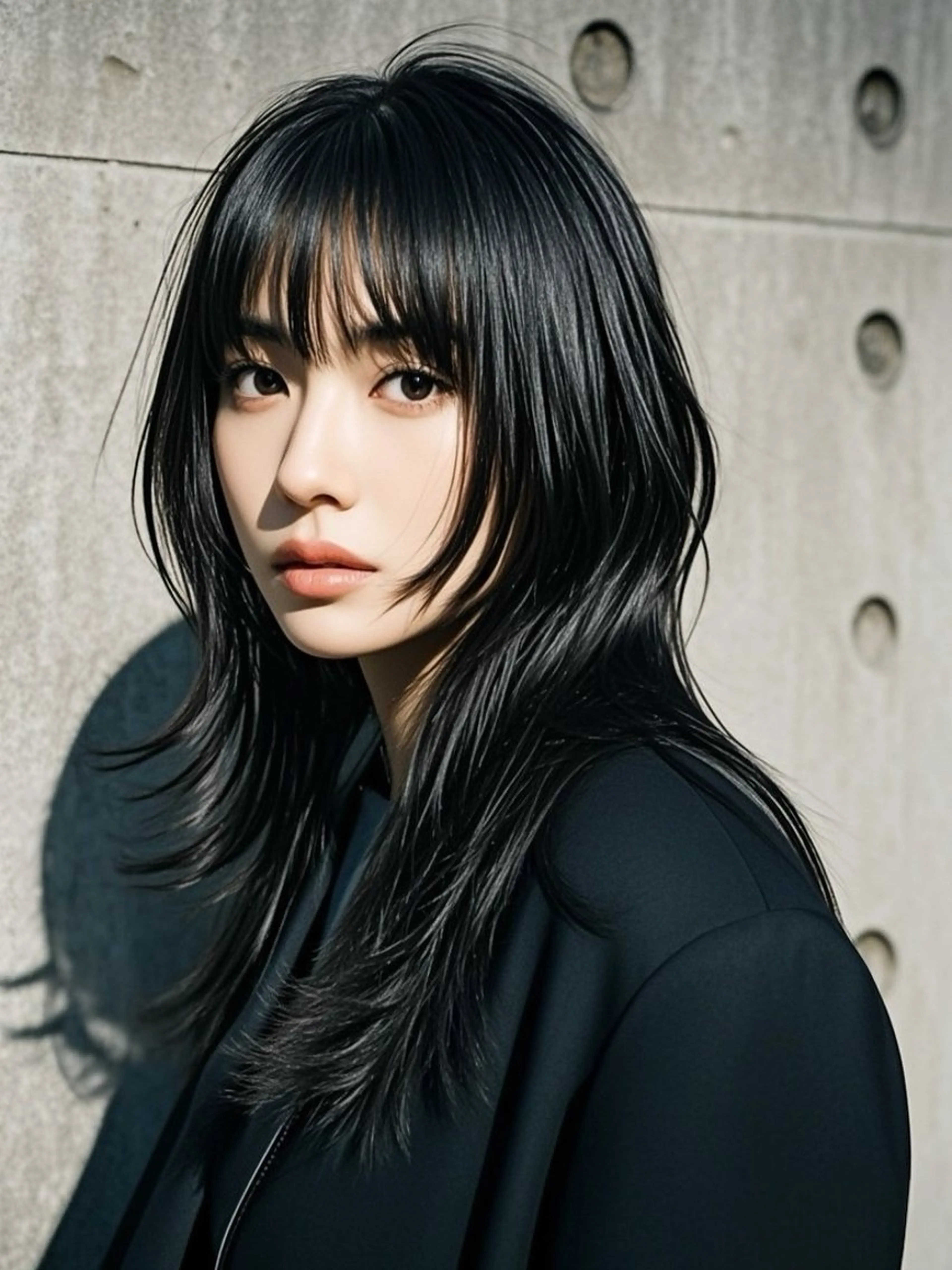 セミロング ショートボブ セミロングパーマ アッシュ ボブ くびれヘア カット ヘアカラー トリートメント ウルフカット 811 大阪梅田 ウルフのヘアスタイル