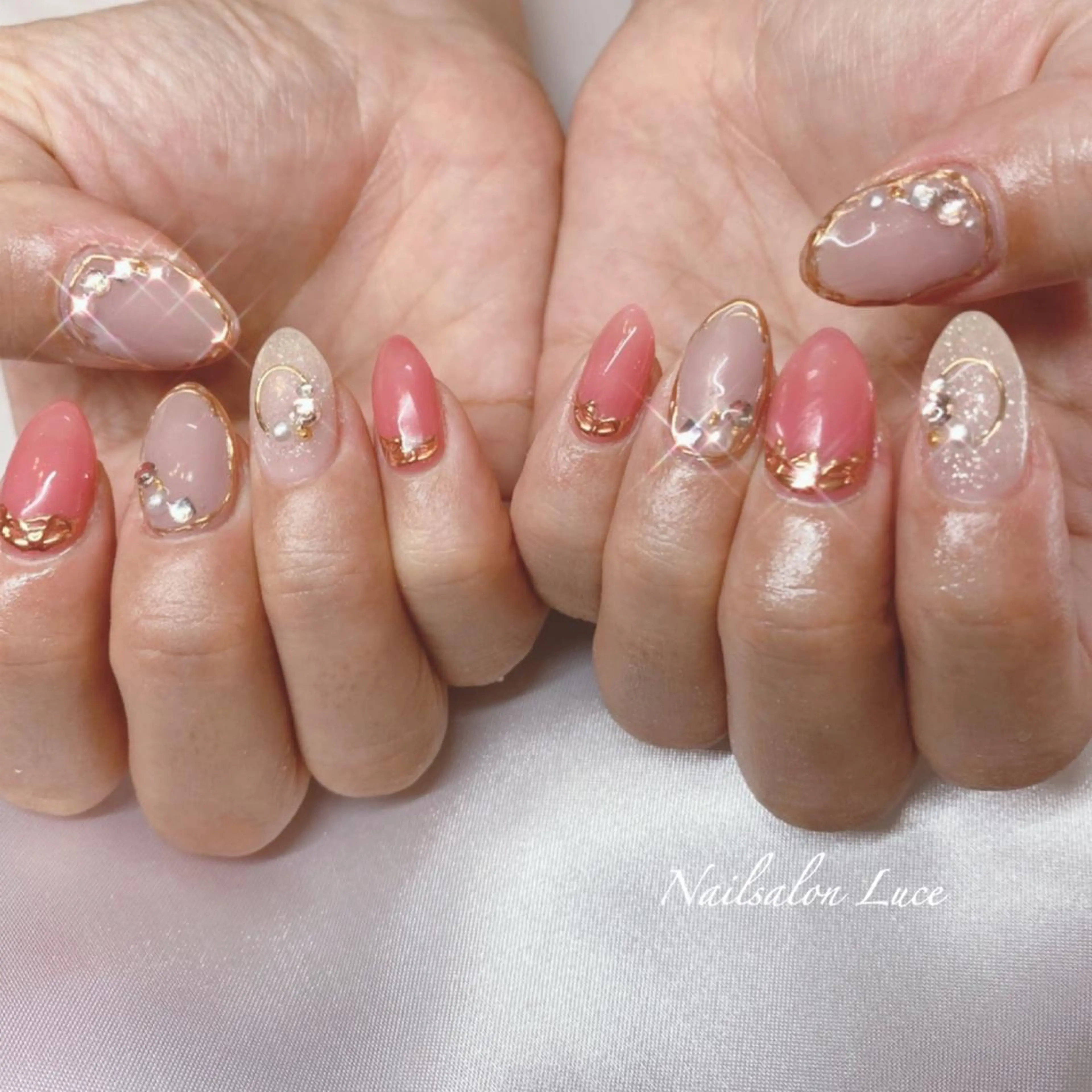 ネイル ジェルネイル ワンカラーネイル ネイル& 脱毛サロン　Lのマツエク・マツパデザイン