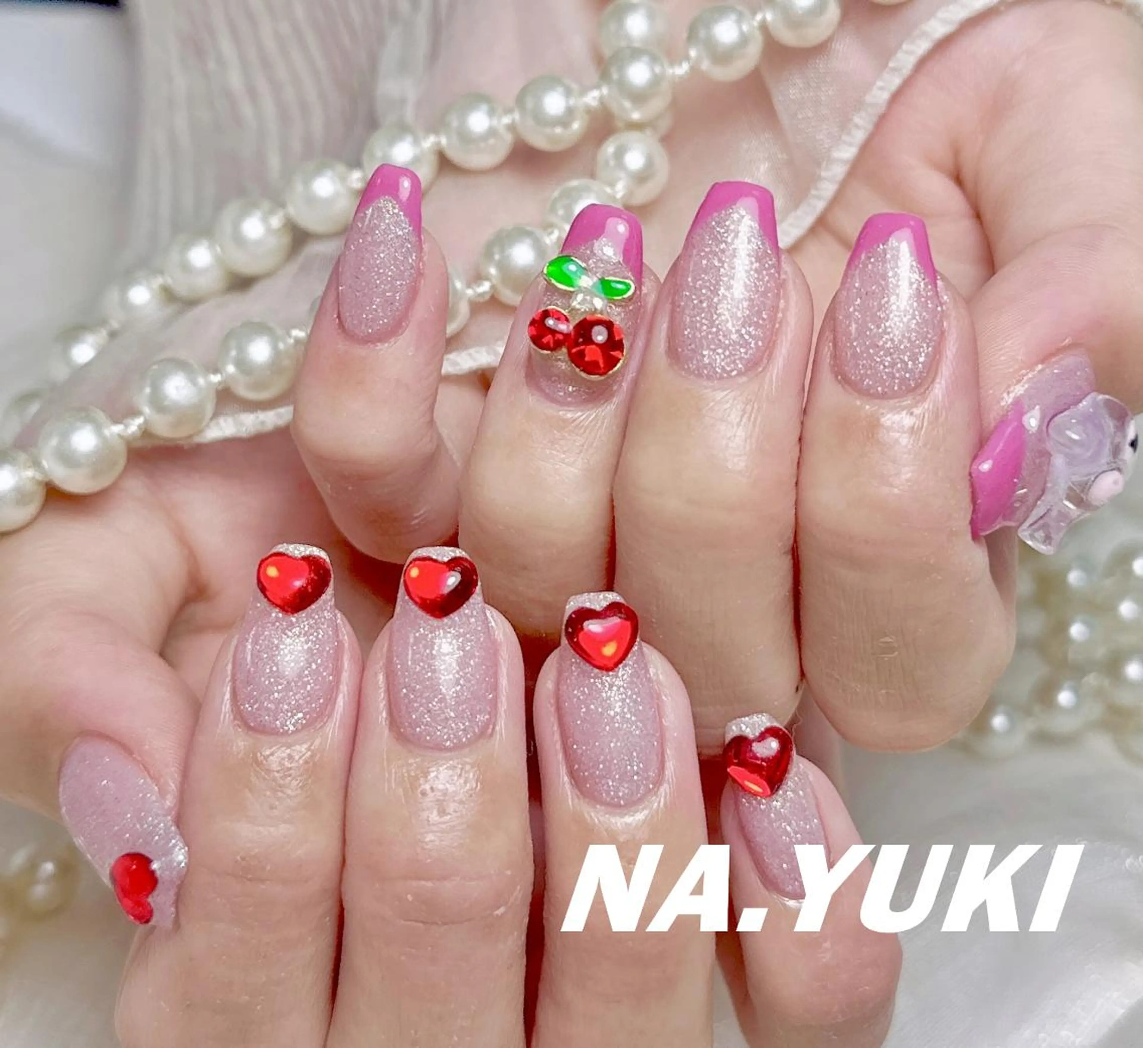 ネイル ハンドネイル ハンドケア 🌷 Mooning 🌷のネイルデザイン