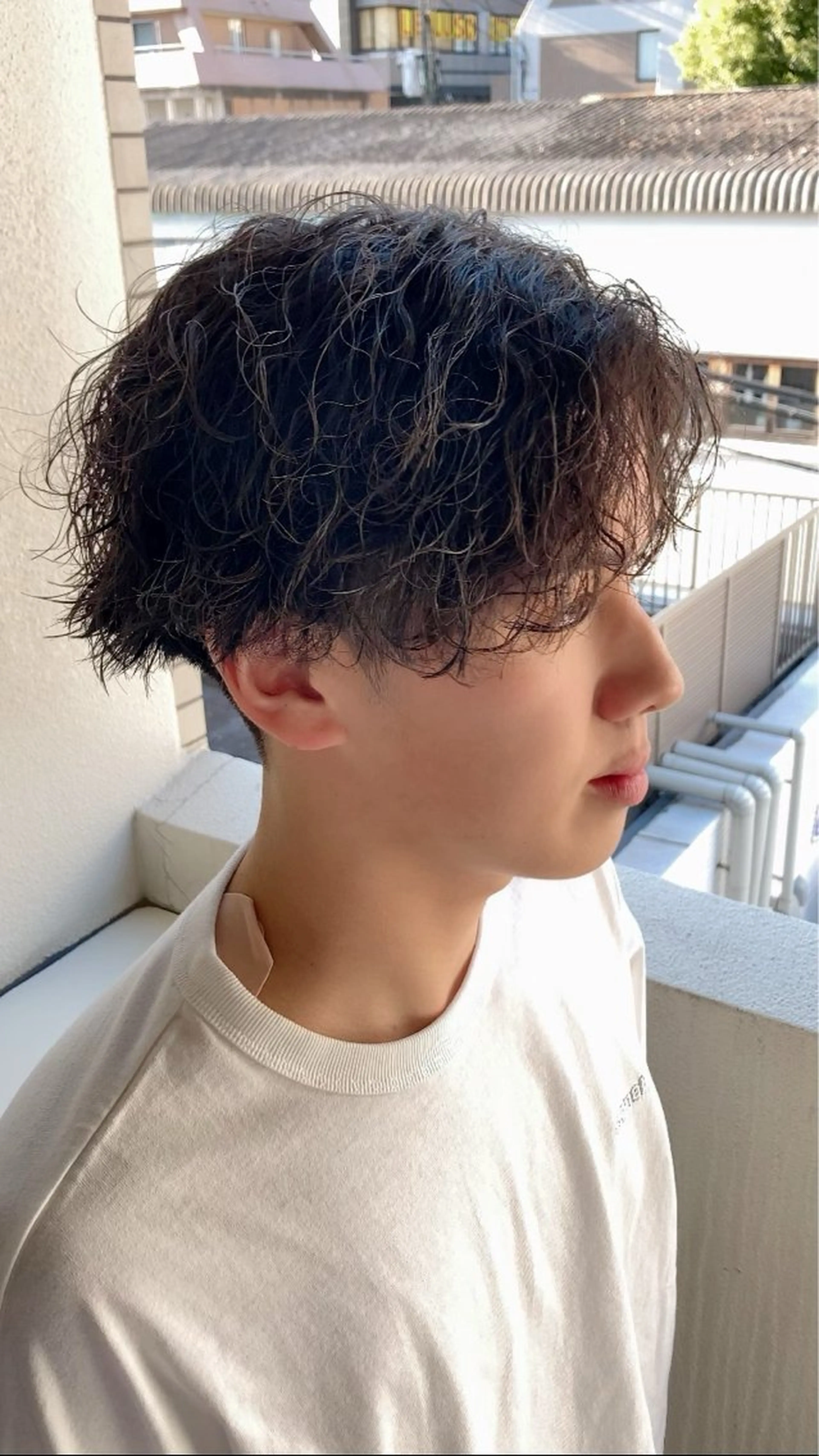 ショート メンズ メンズパーマ カット パーマ AUTHENTIC private mens hair salon所属・完全個室マンツーマン メンズサロン草野貴樹のヘアスタイル
