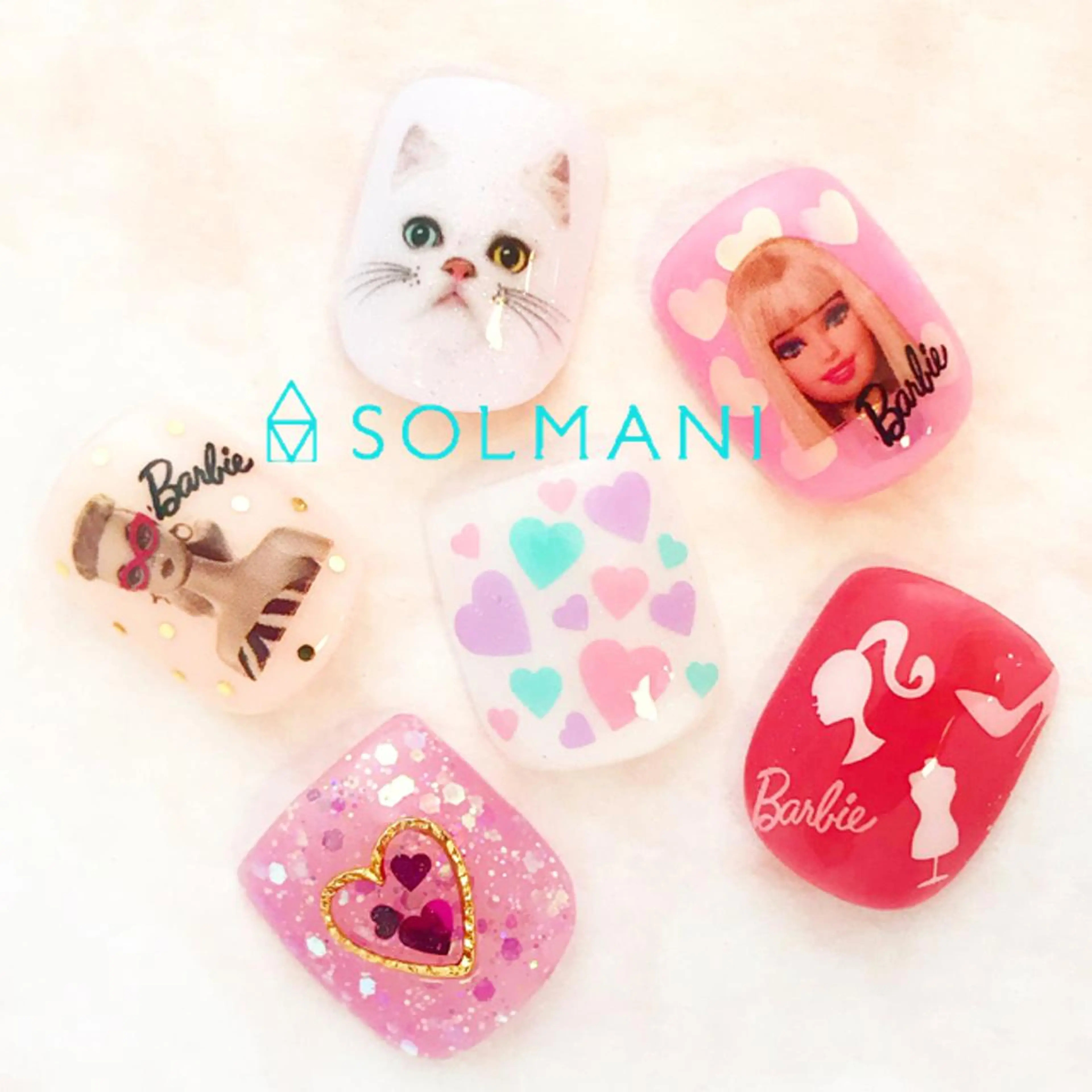 ネイル フットネイル SOLMANI 予約担当のネイルデザイン