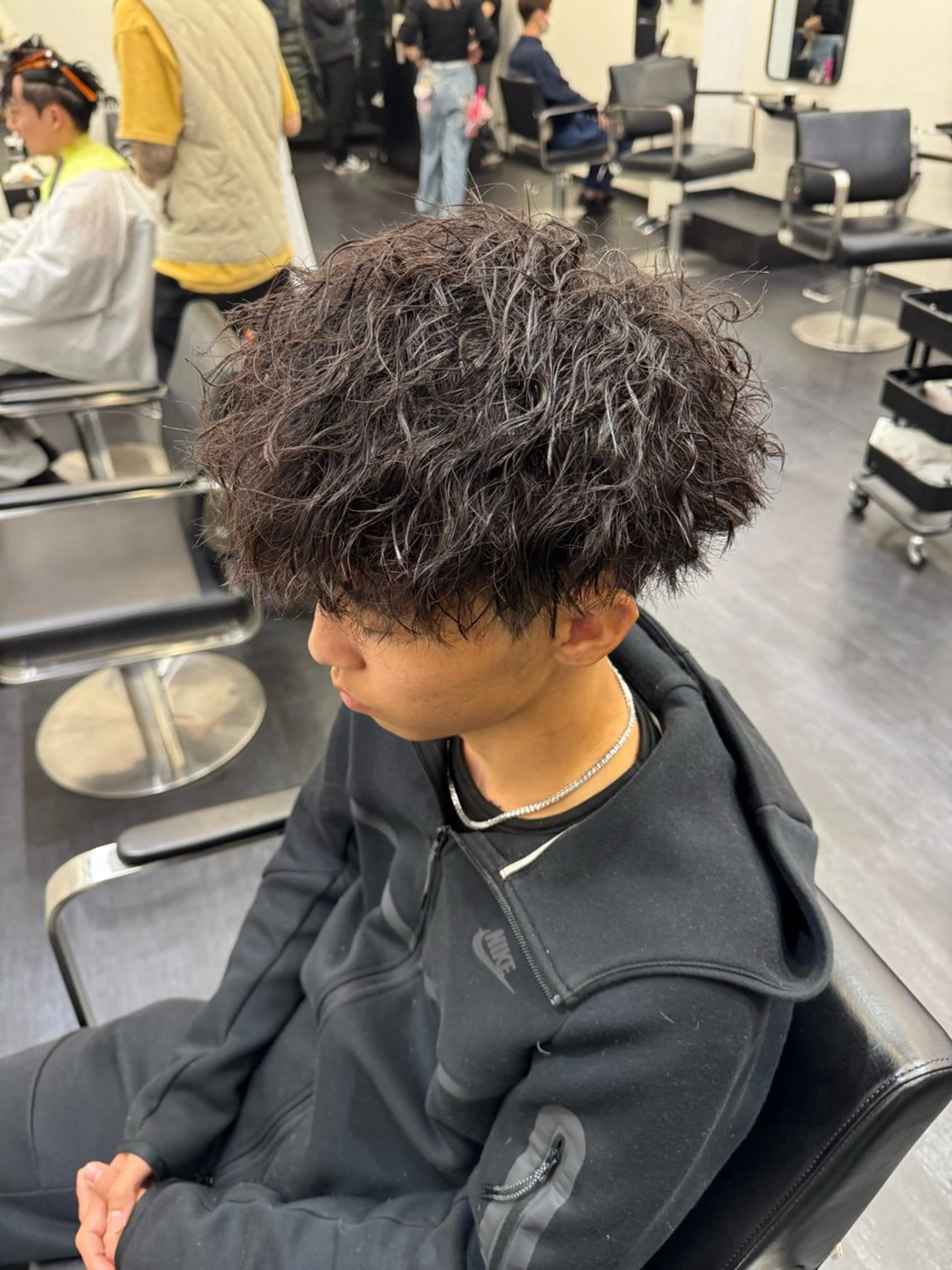 ショート パーマ メンズ カット パーマ ✨メンズ特化✨鈴木 遼太のヘアスタイル