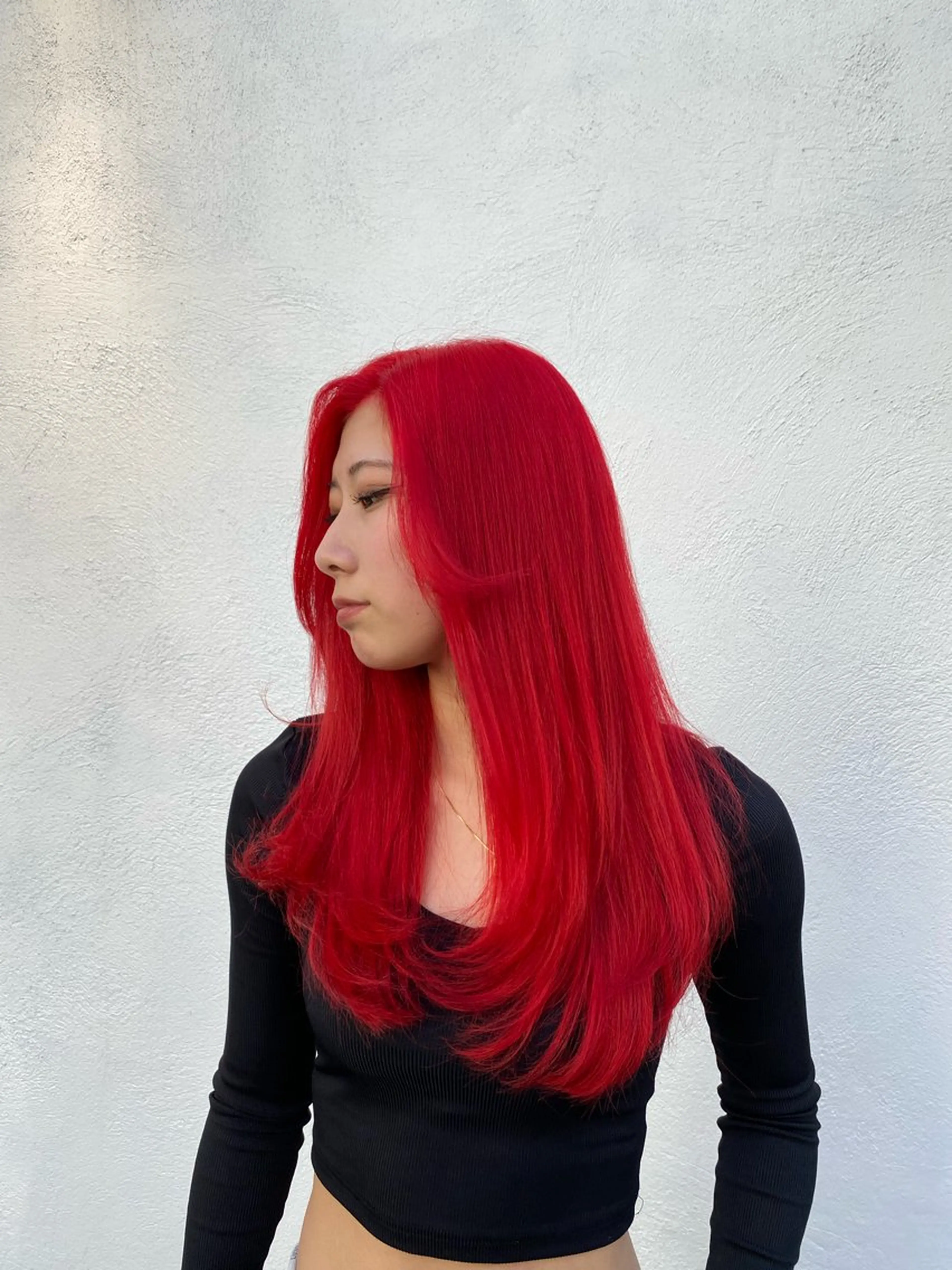 ロング カラー パーマ ヘアアレンジ メンズ キッズ HairSignature所属・ブリーチ指名神戸 No.1美容師RENのヘアスタイル