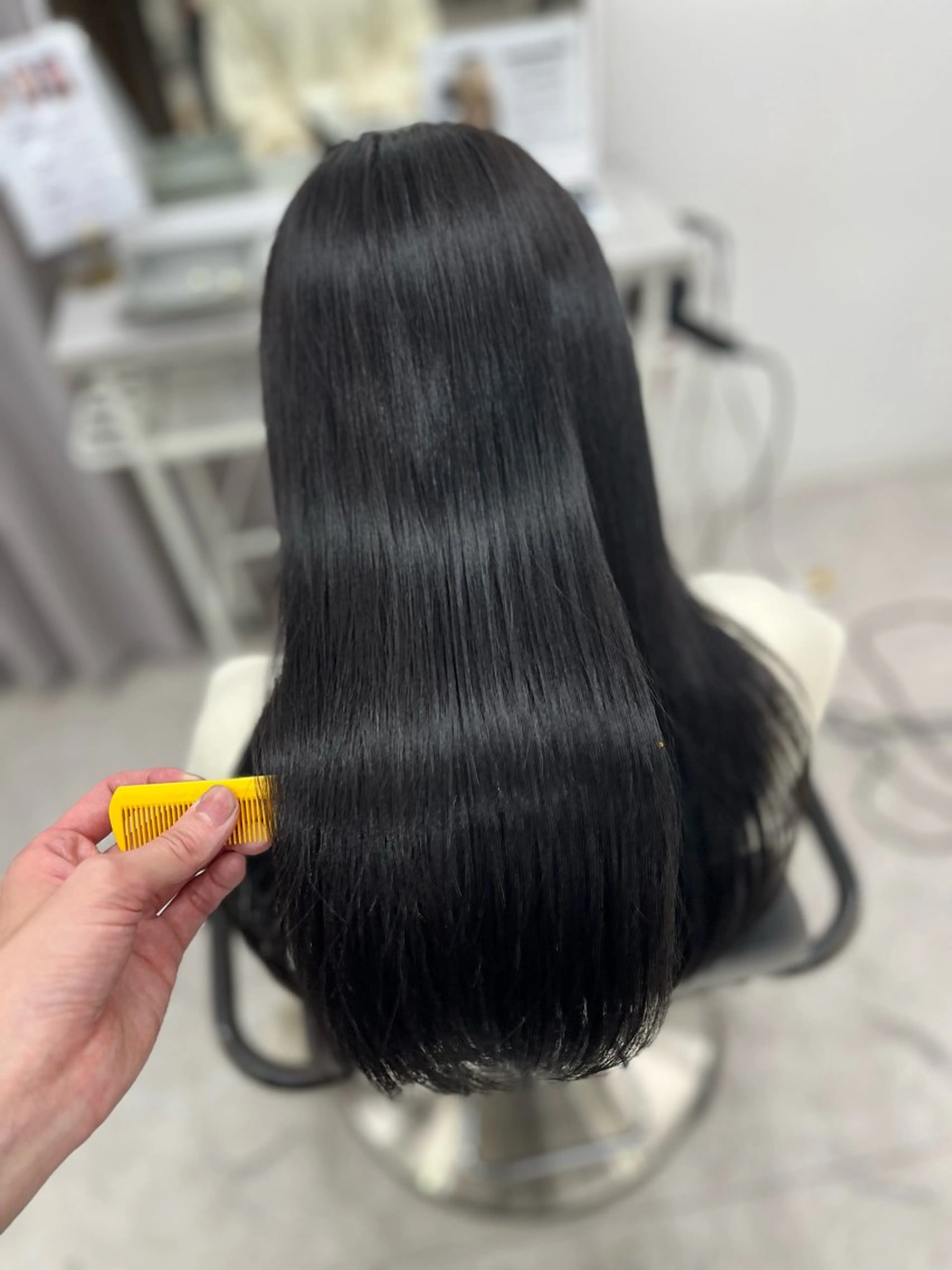 ロング カラー グレージュ バイオレットカラー バイオレットグレージュ カット ヘアカラー トリートメント 🫧ぷる艶カラー🫧 Yuubi🦩のヘアスタイル