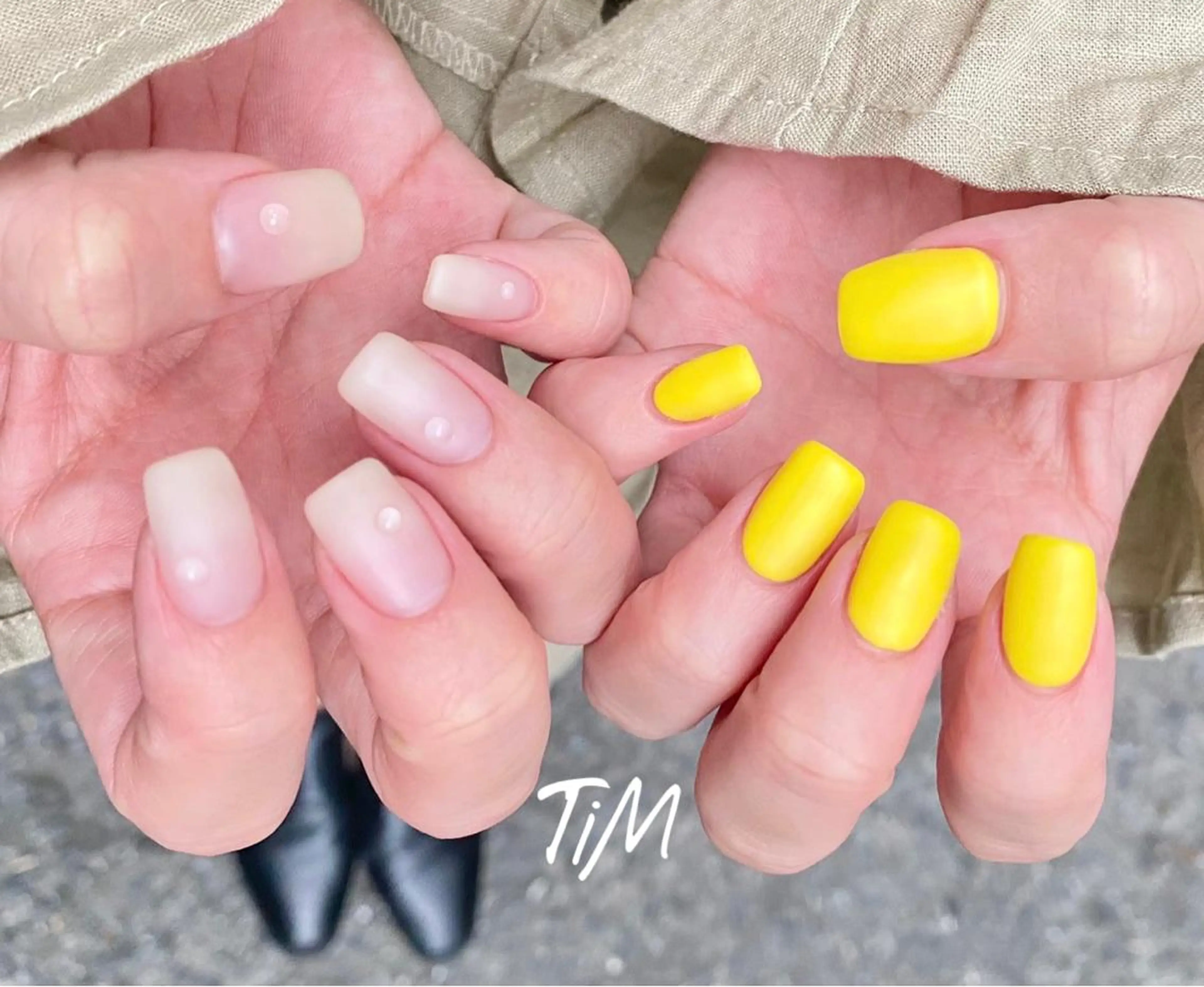 ショート ネイル マットネイル Beauty Studio TiM所属・TiM【ティム】 近鉄八尾店のマツエク・マツパデザイン