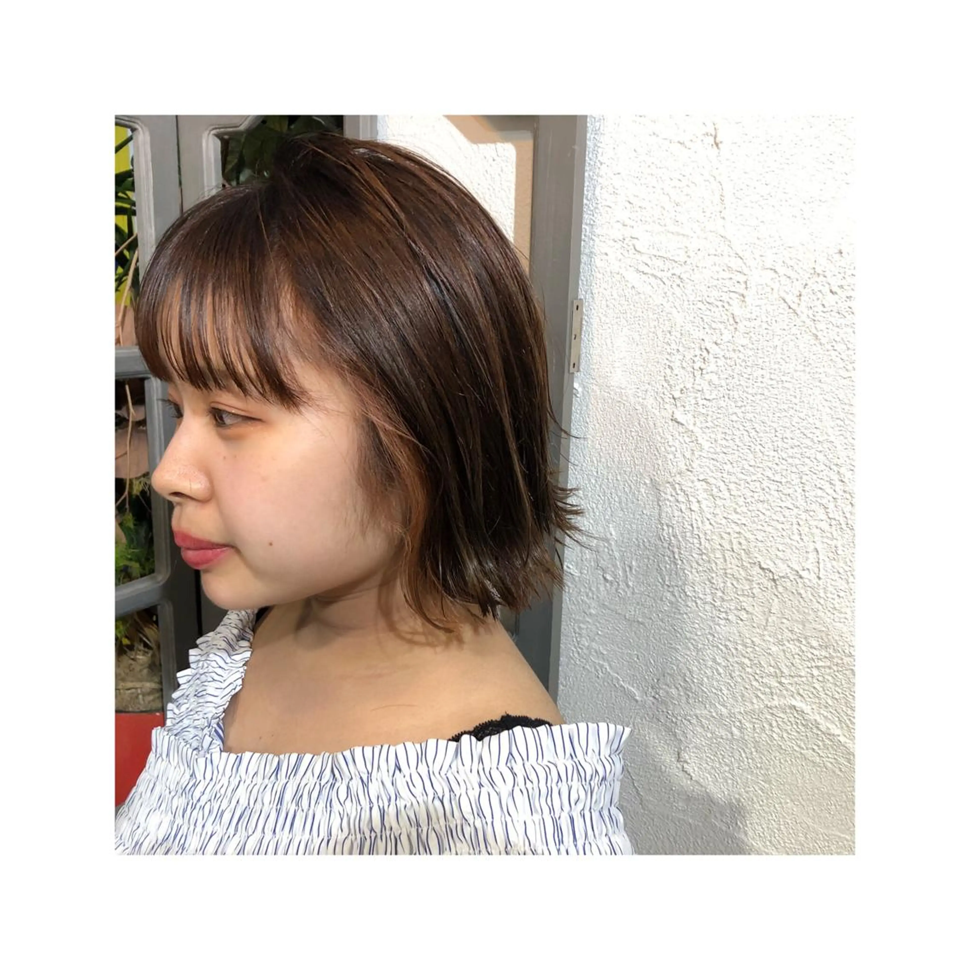 ミディアム カラー CUORE所属・mayu ○のヘアスタイル