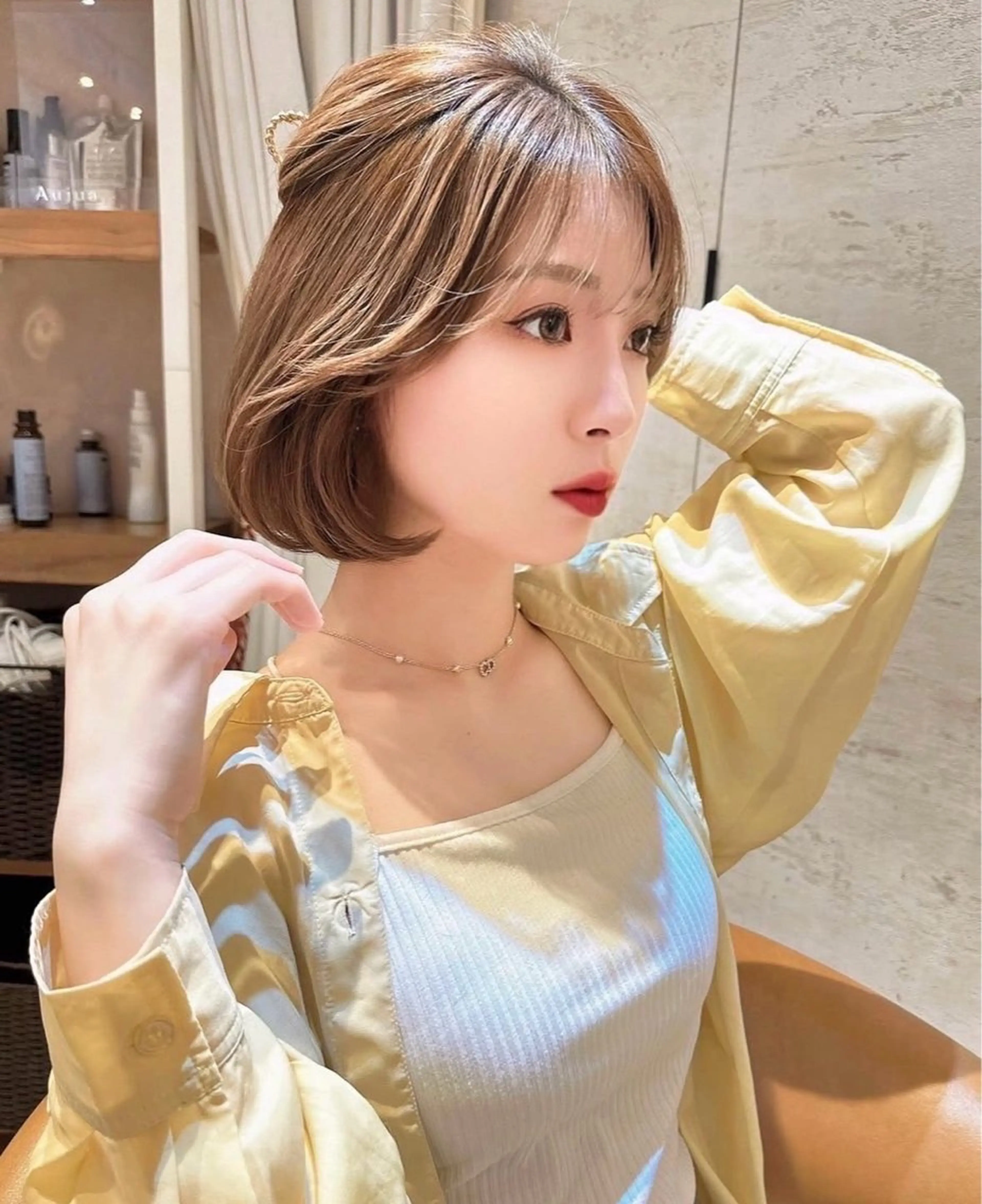 【迷ったらこちら💡】似合わせカット＋透明感カラー＋髪質改善TRの写真