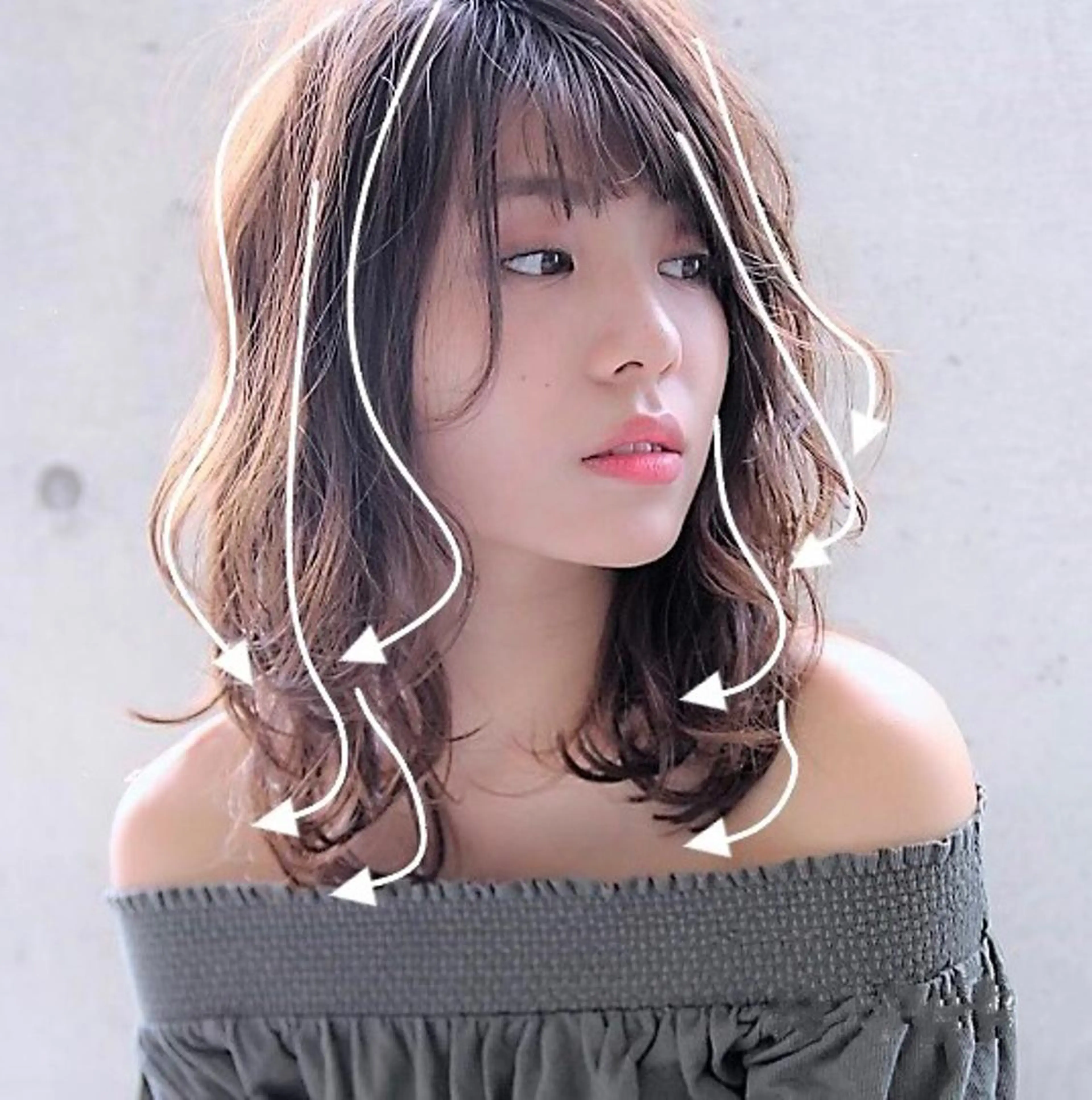 セミロング レイヤーカット カット トリートメント 🌼こやま かおり🌼のヘアスタイル