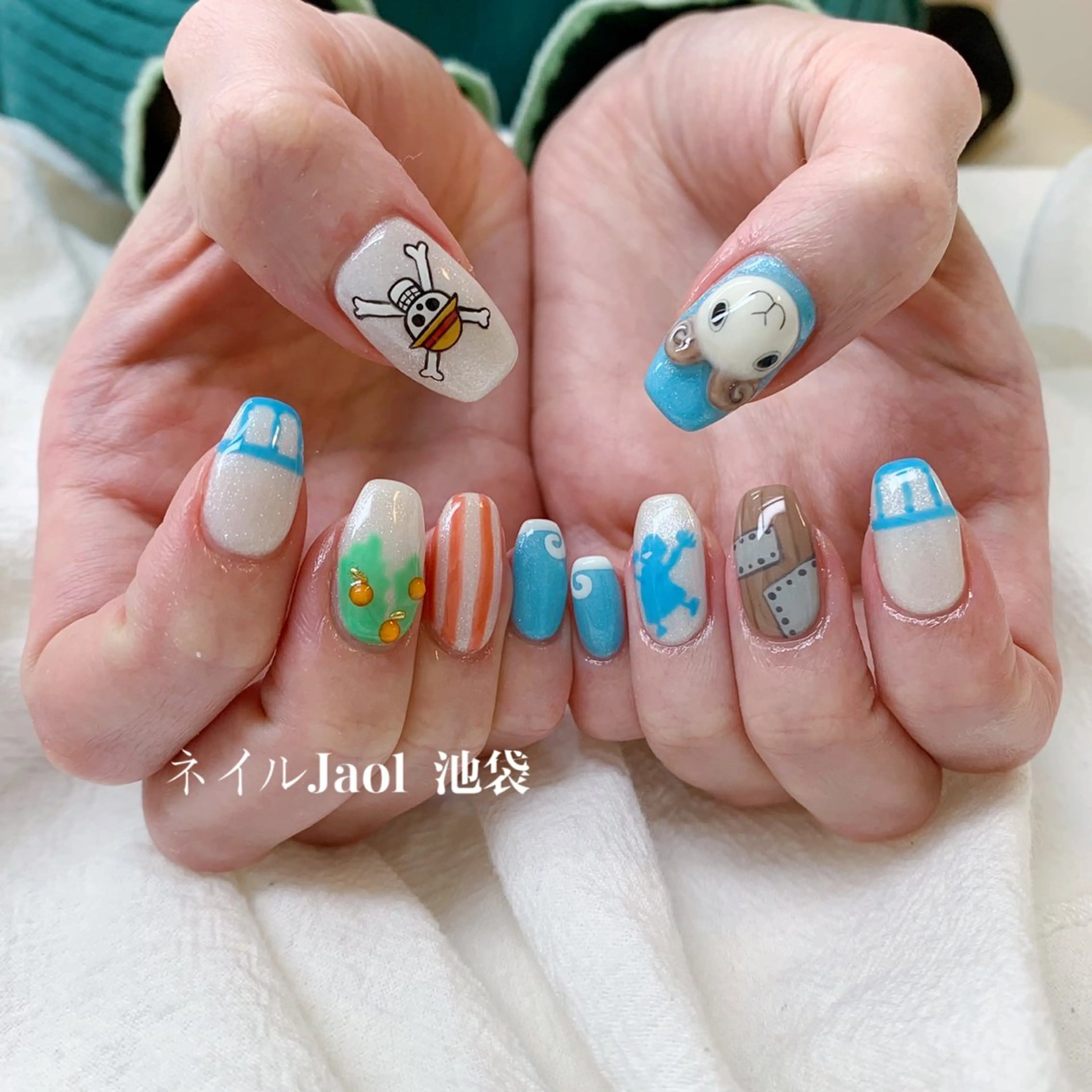ミディアム カラー nail jaol池袋店所属・ネイルJaol 池袋のネイルデザイン
