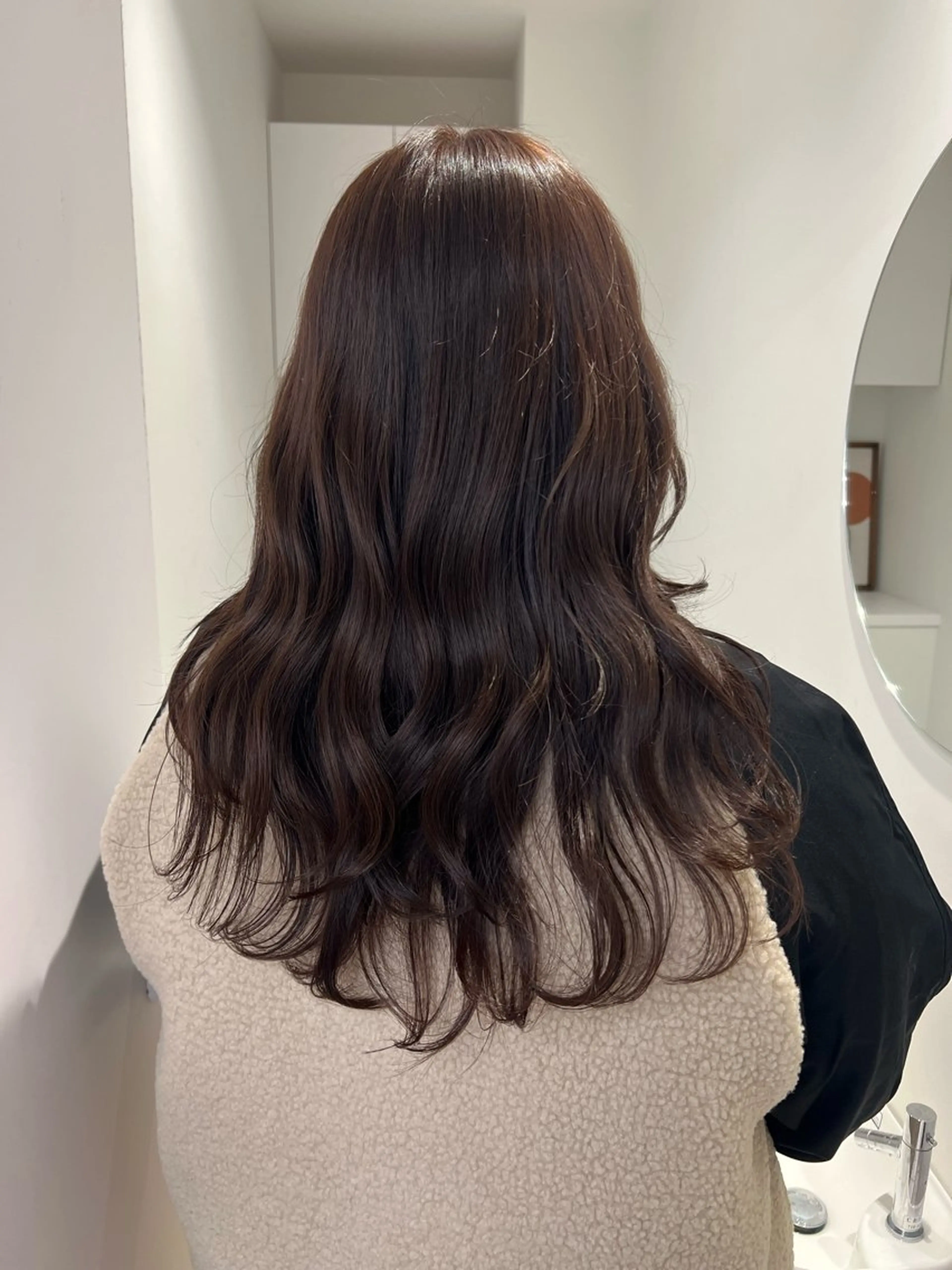 セミロング ヘアカラー アレンジ/ブラウン カラー HARU🕯のヘアスタイル