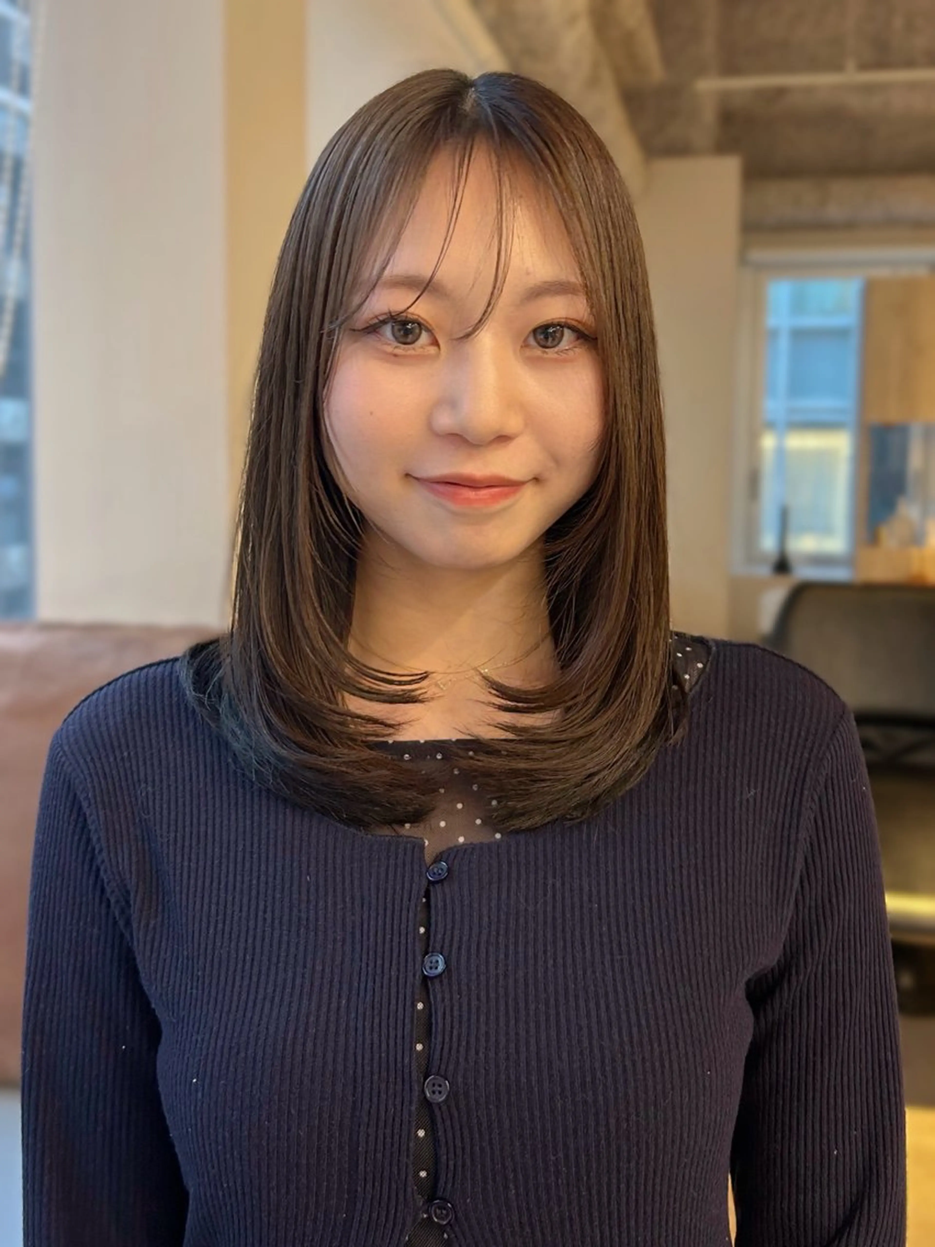 セミロング カット ヘアカラー MASHU chayamachi店所属・梅田美容室/美髪 /sayaのヘアスタイル