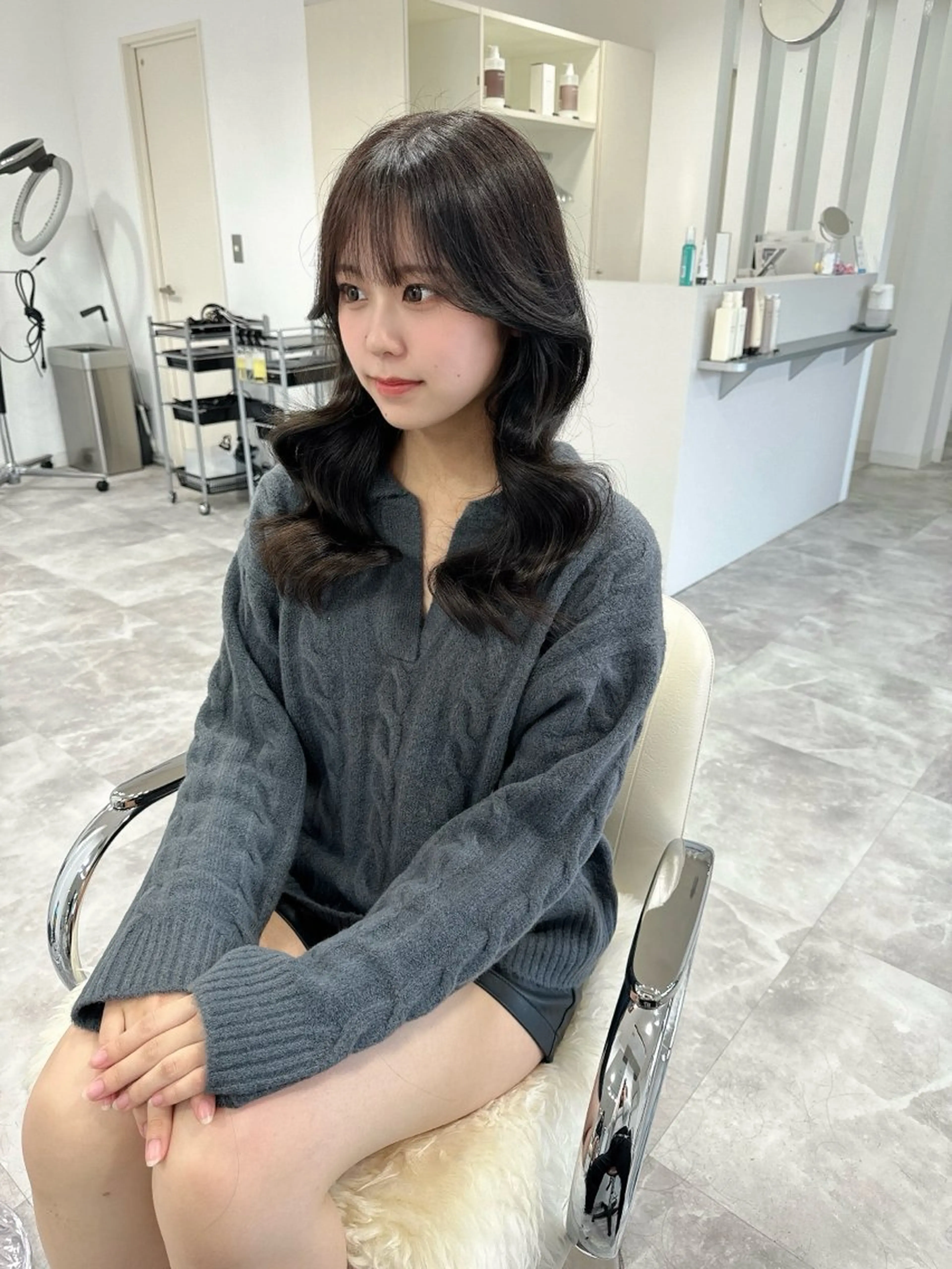 ロング LITTY所属・🤍 RIKO / LITTYのヘアスタイル