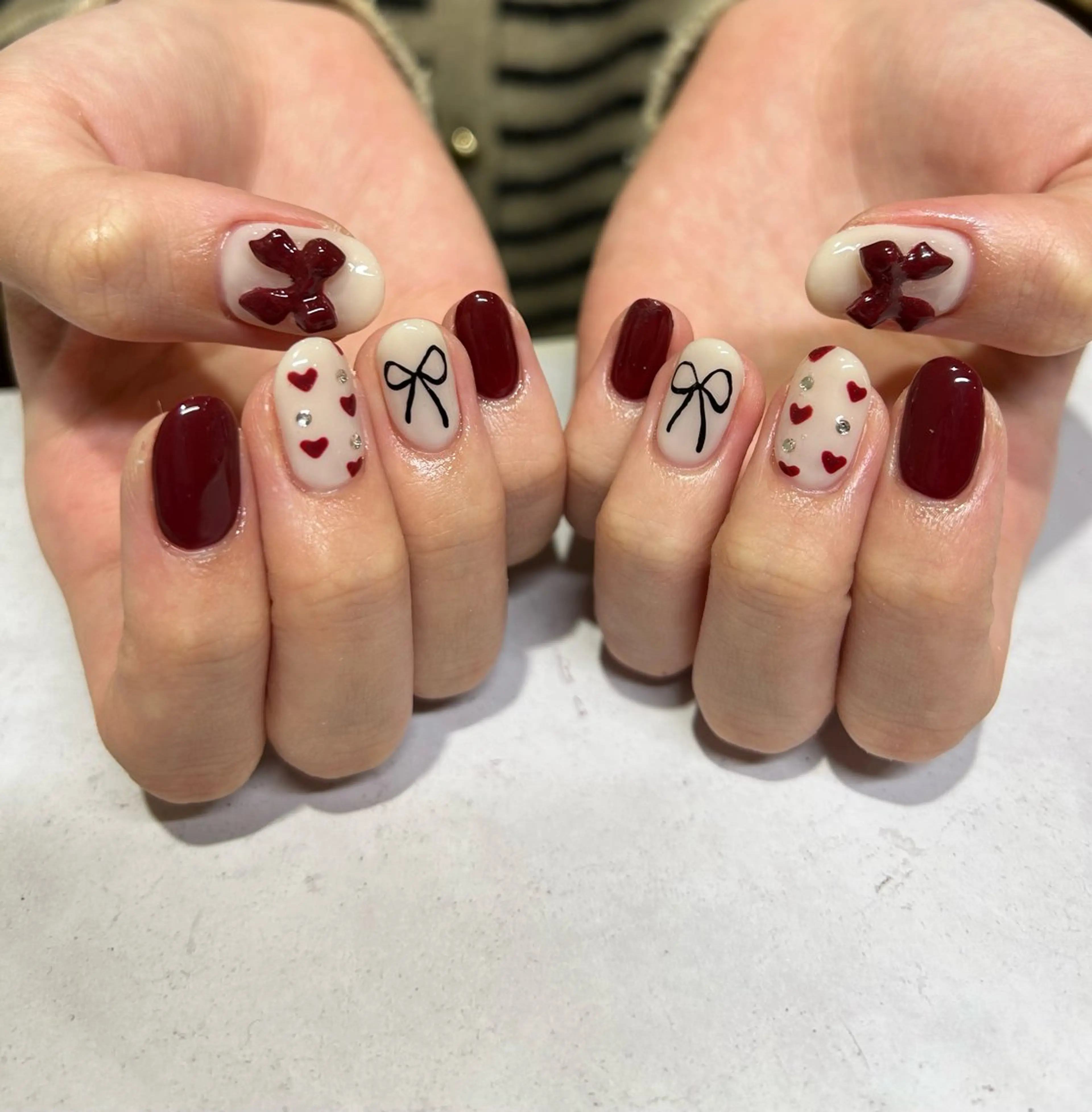 ネイル ハンドネイル 福田 麻耶のネイルデザイン