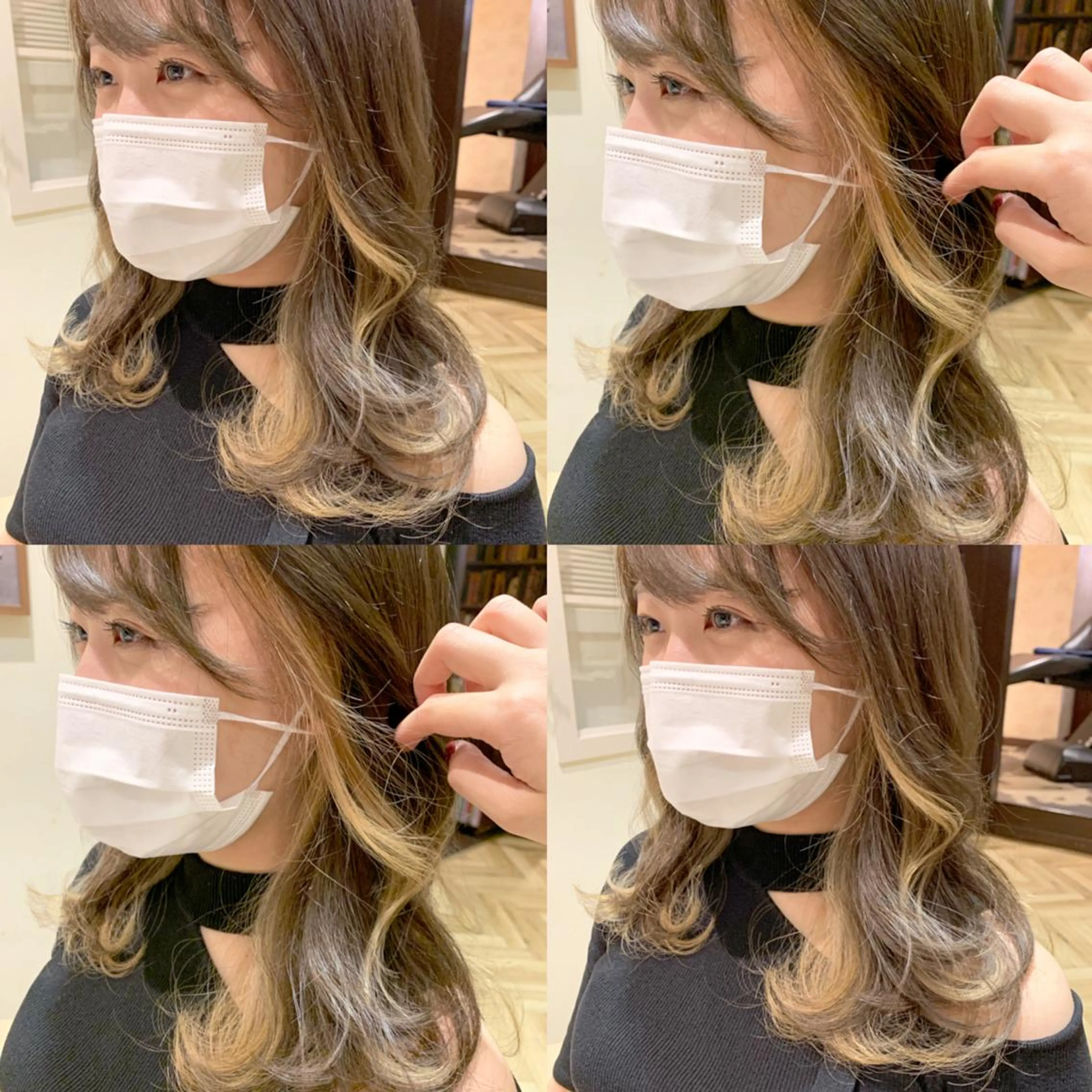 セミロング 💖レイヤー×美髪 💖momoのヘアスタイル