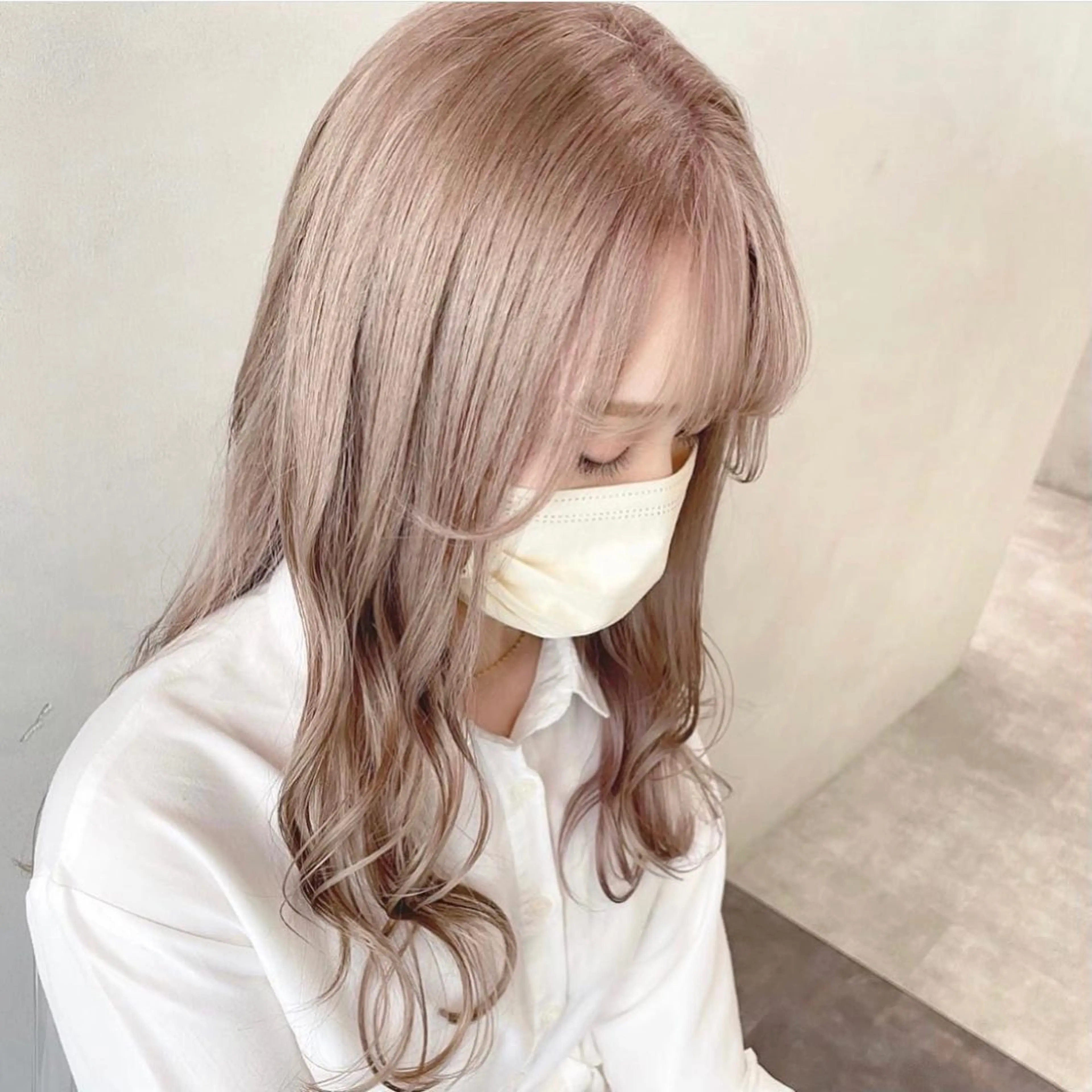 ロング カラー ヘアカラー トリートメント MiL所属・✨ハイトーン✨ 濱田知孝のヘアスタイル