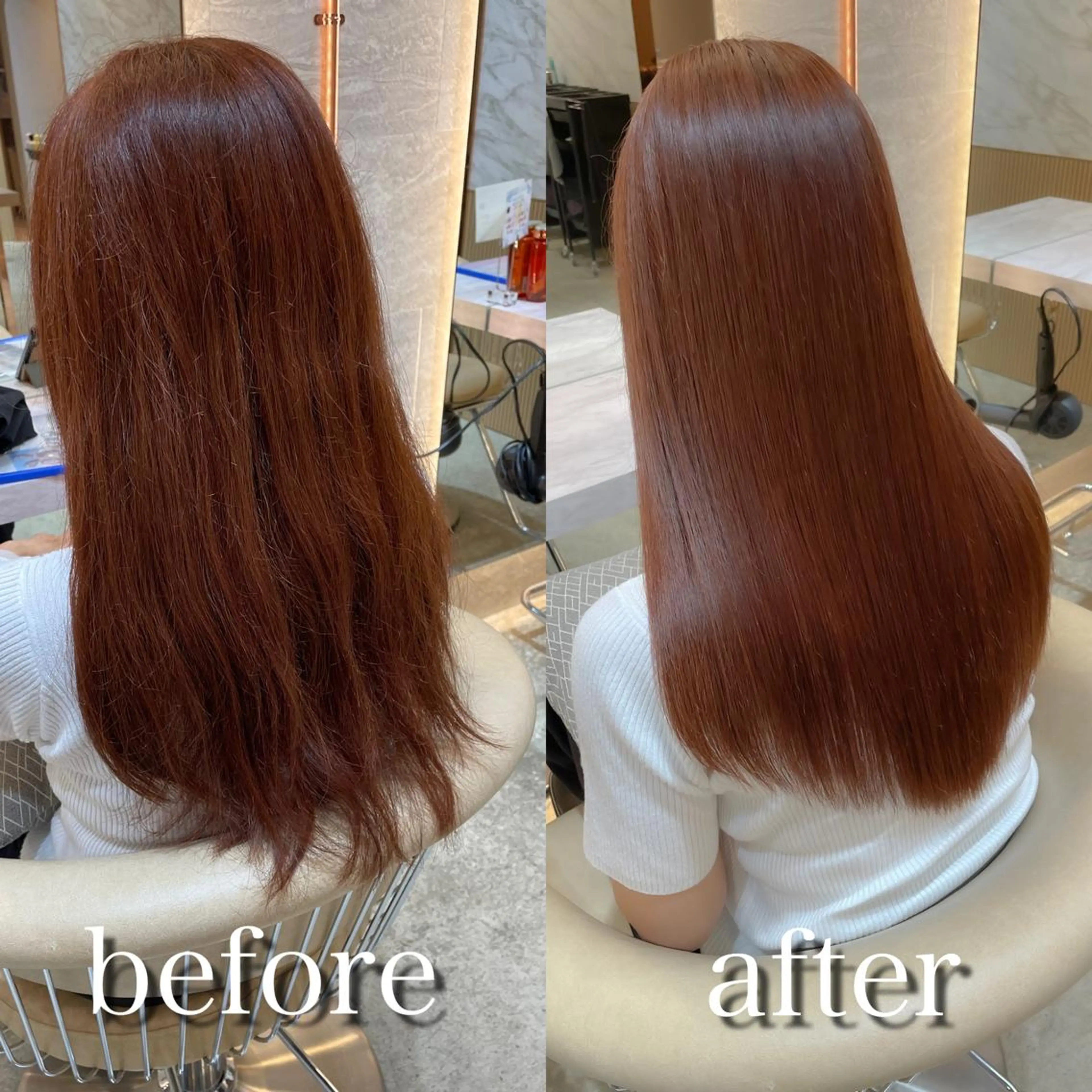 ロング カット 縮毛矯正 トリートメント 🌹ボブ/髪質改善 韓国ヘア🌹澤口龍成のヘアスタイル