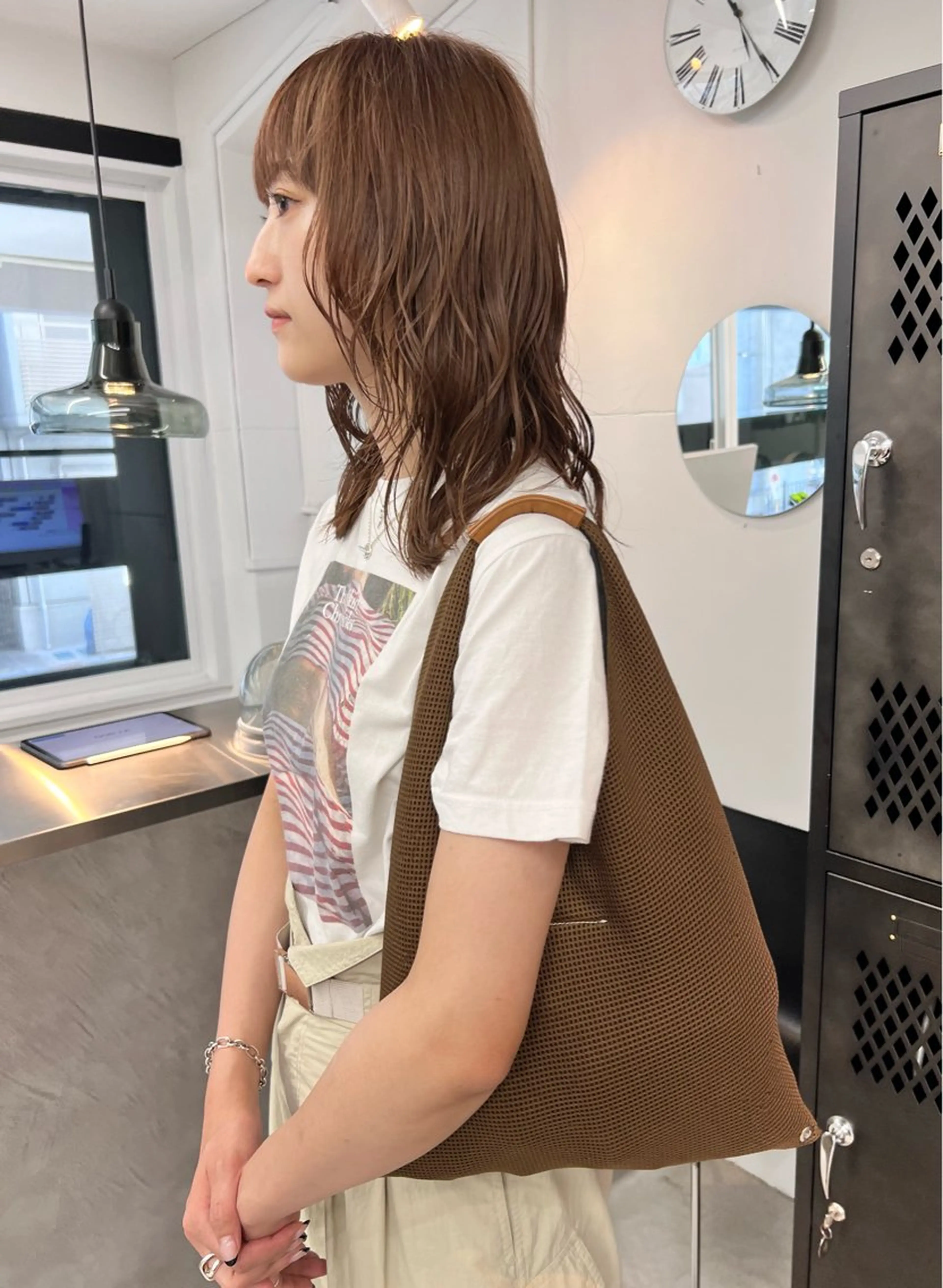 ミディアム カラー ヘアカラー 樫原裕二 /柔らかいカラーのヘアスタイル