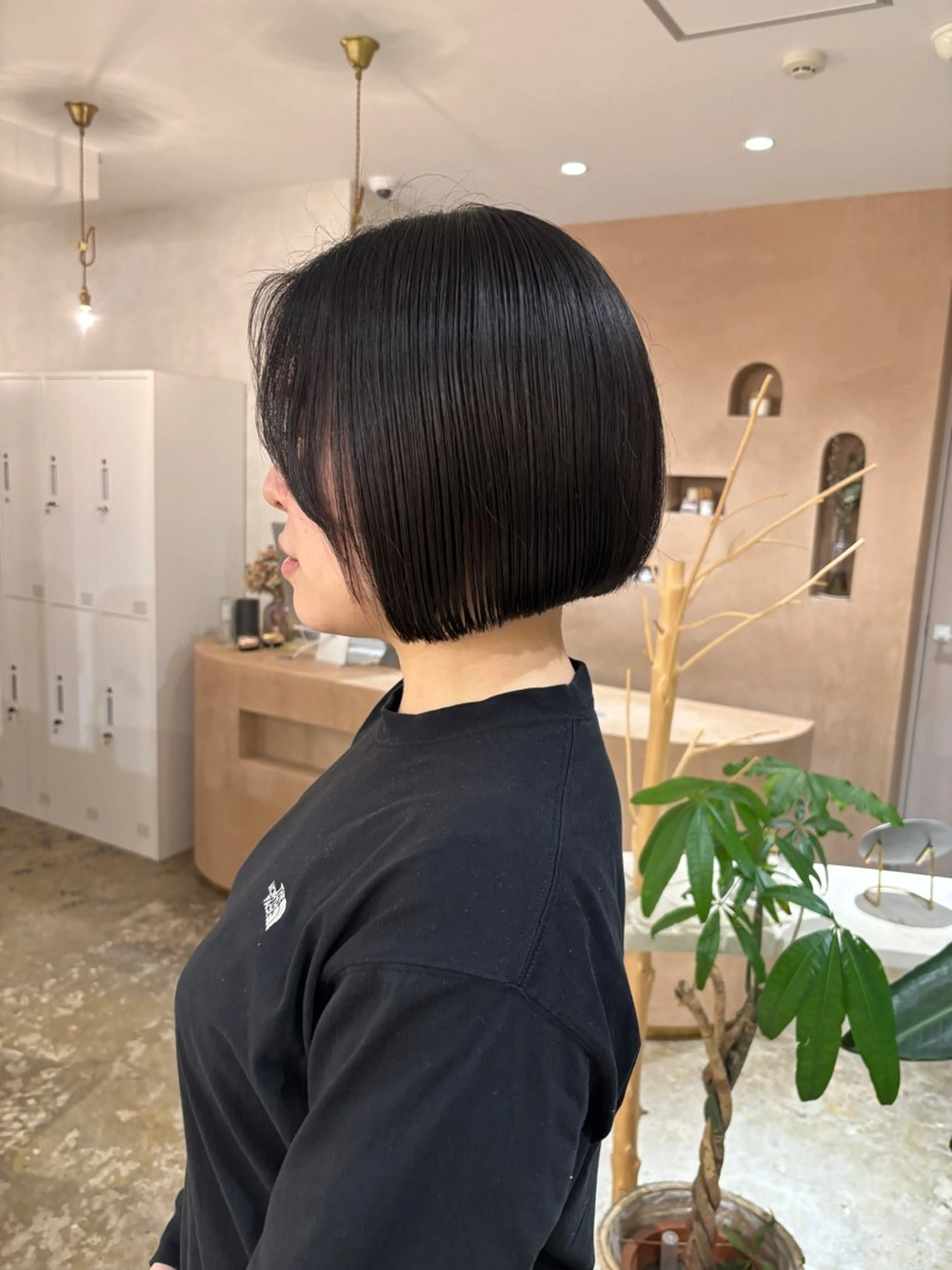 ショート カット ヘアカラー トリートメント Chiho / 梅田 / ボブ/ パーマのヘアスタイル