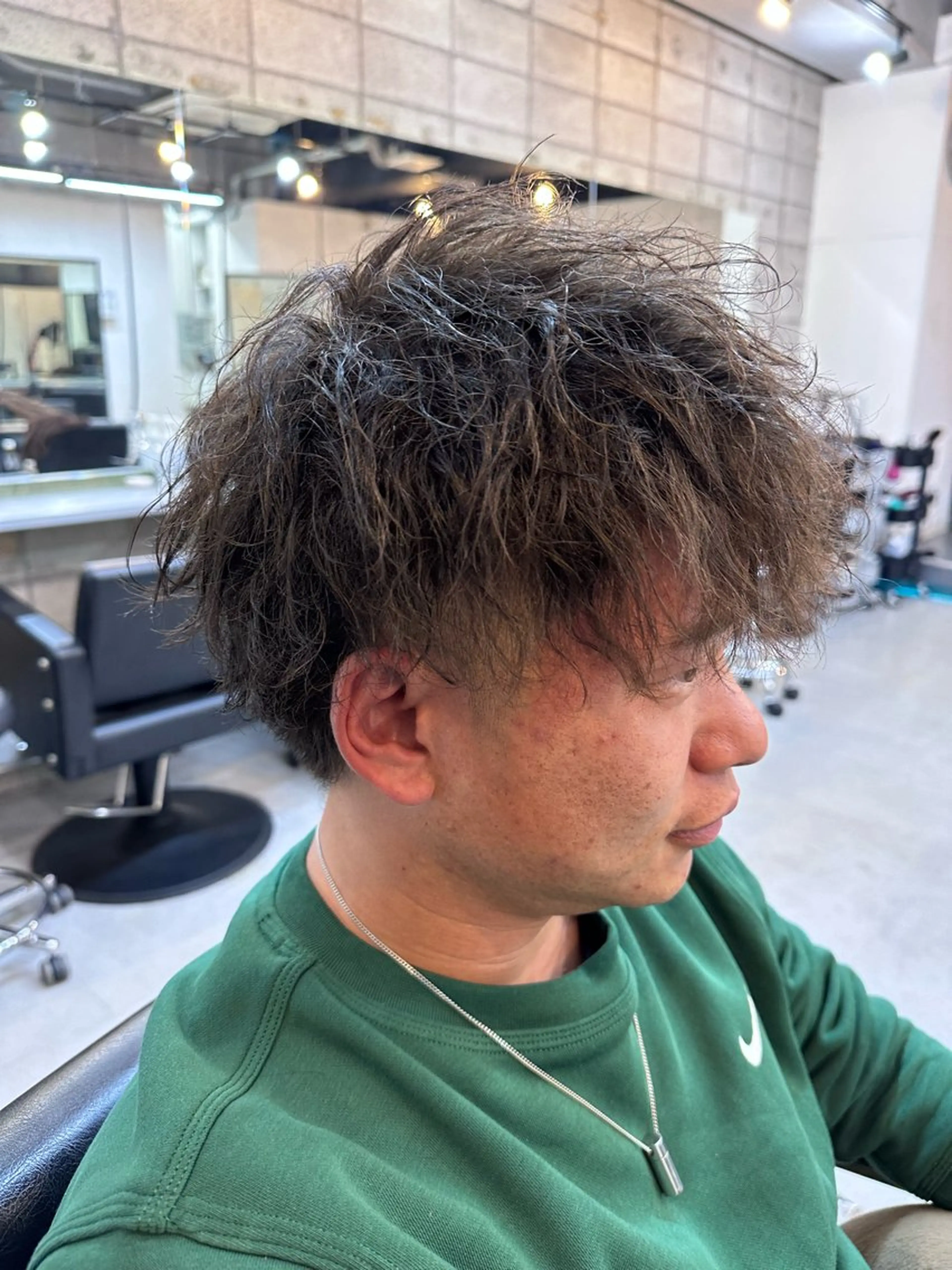 ショート メンズ ハイライト/髪質改善 ans/黒木 和大のヘアスタイル