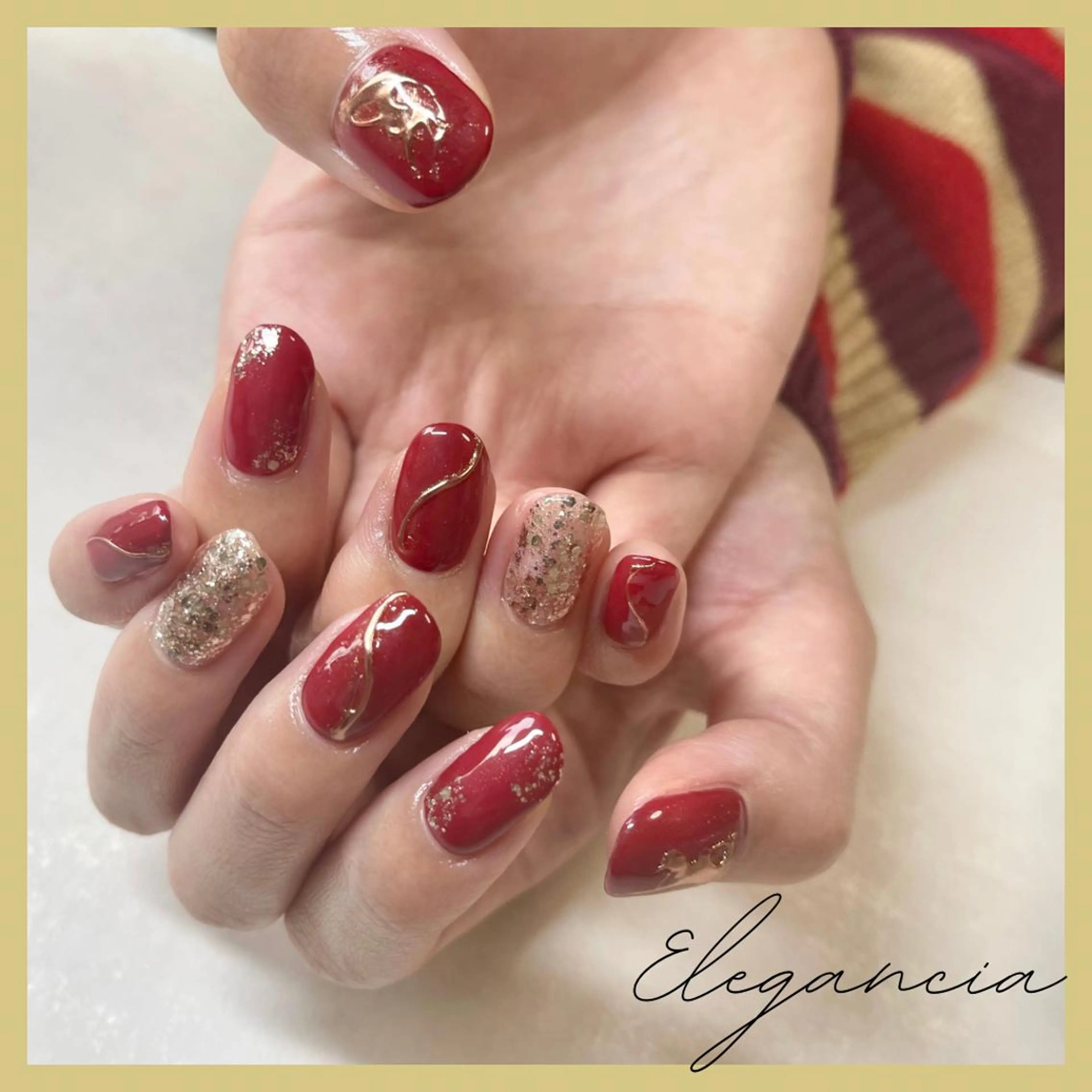 カラー ネイル ハンドネイル Elegancia. Hiromiのネイルデザイン