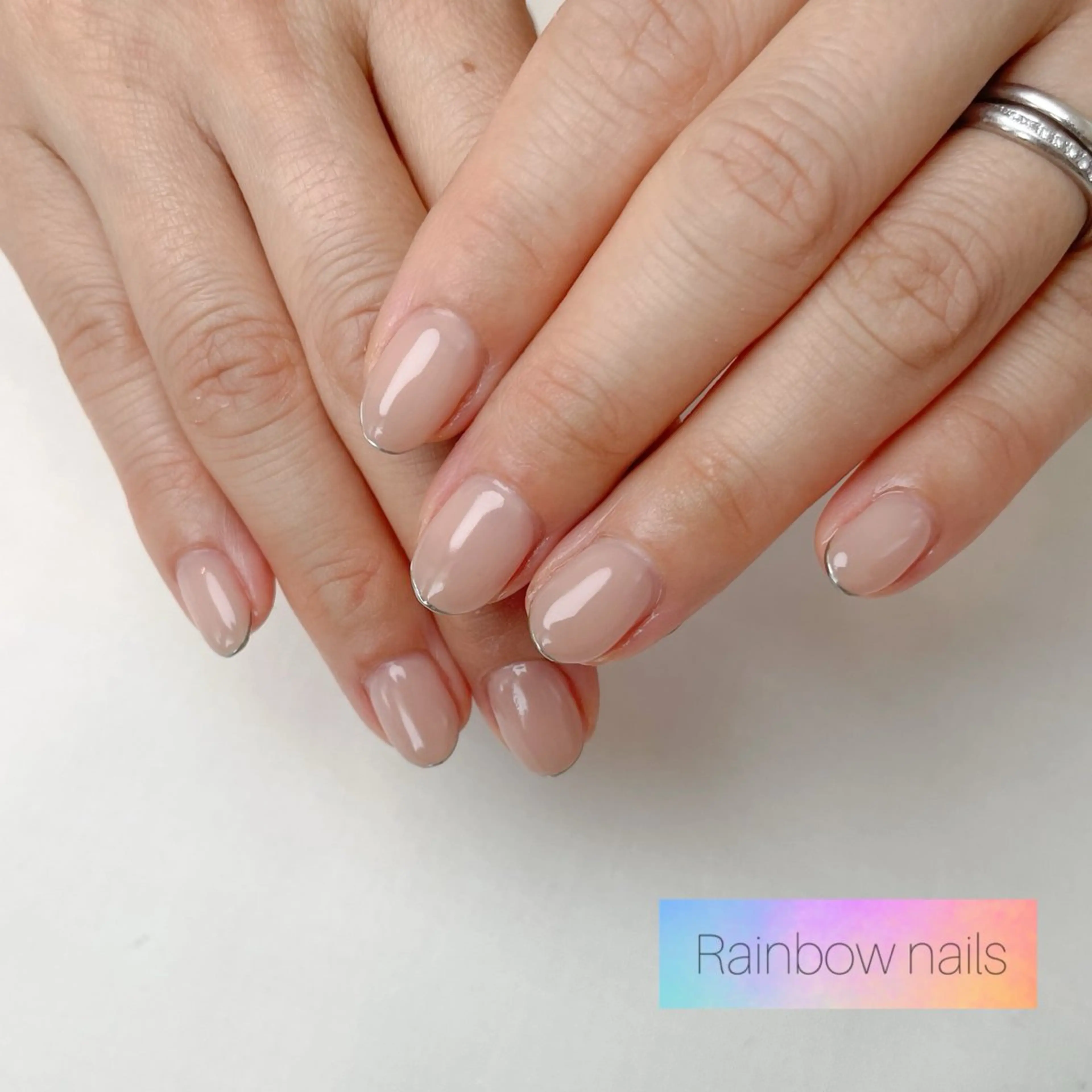 ネイル Rainbow nailsくろちゃんのネイルデザイン