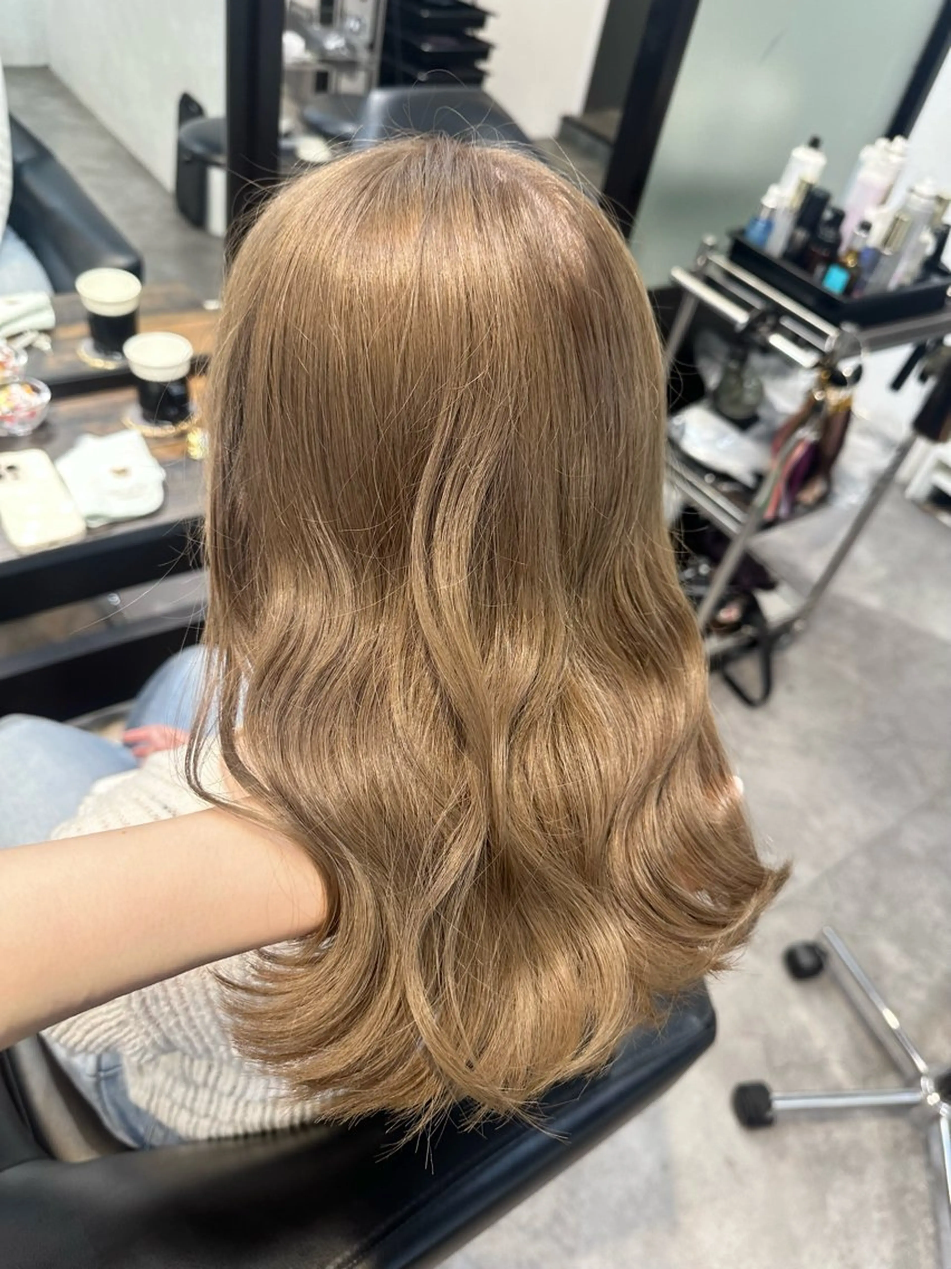 セミロング カラー ブリーチ ケアブリーチ トリートメント 🫧シールエクステ/ カラー🫧アサミ️のヘアスタイル