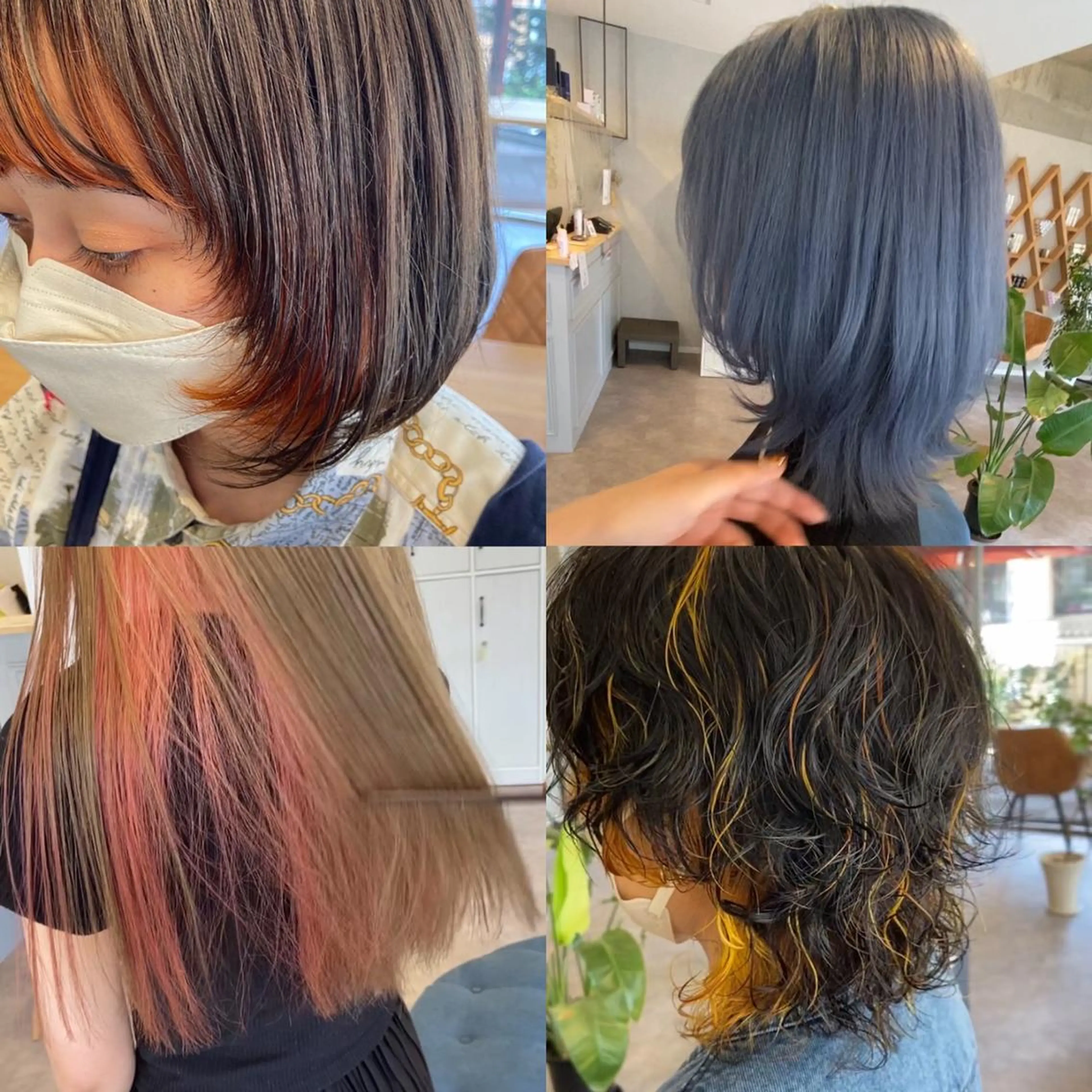 カラー デザインカラー ELLE&SALLY 石野のヘアスタイル