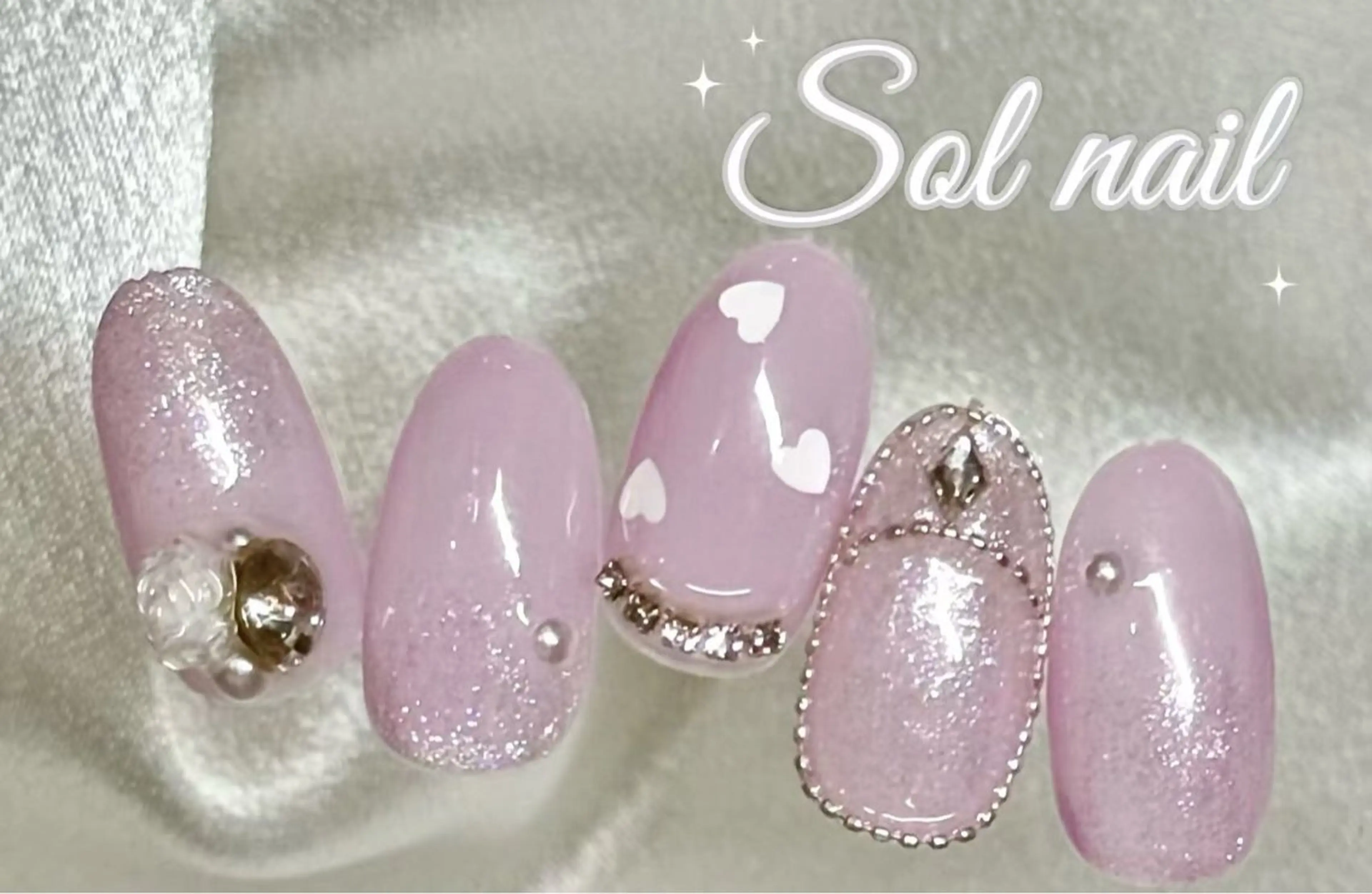 ネイル ハンドネイル ソルネイル所属・ソルネイル ナナのネイルデザイン