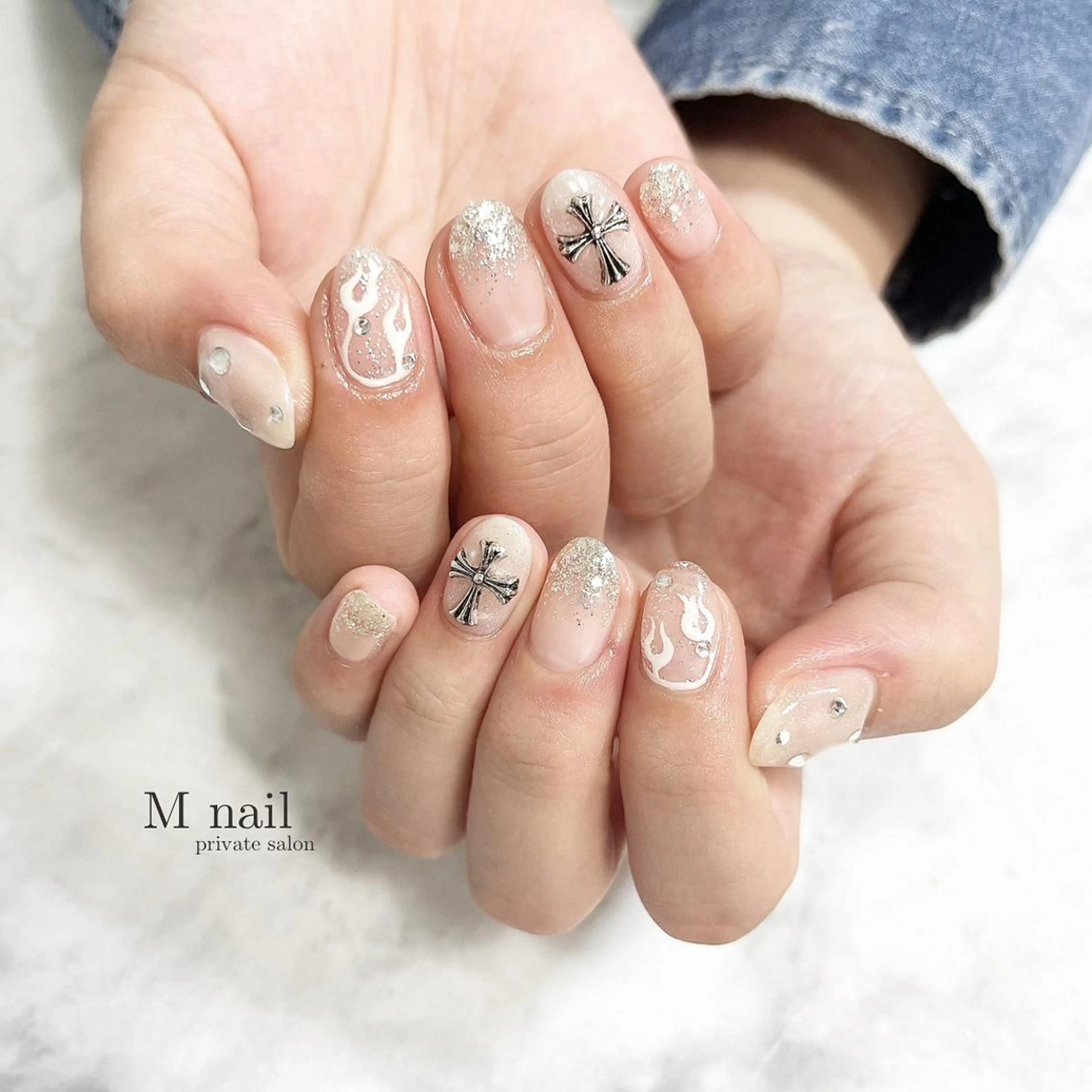 ネイル 持ち込み ハンドネイル M　nail所属・M nailのネイルデザイン