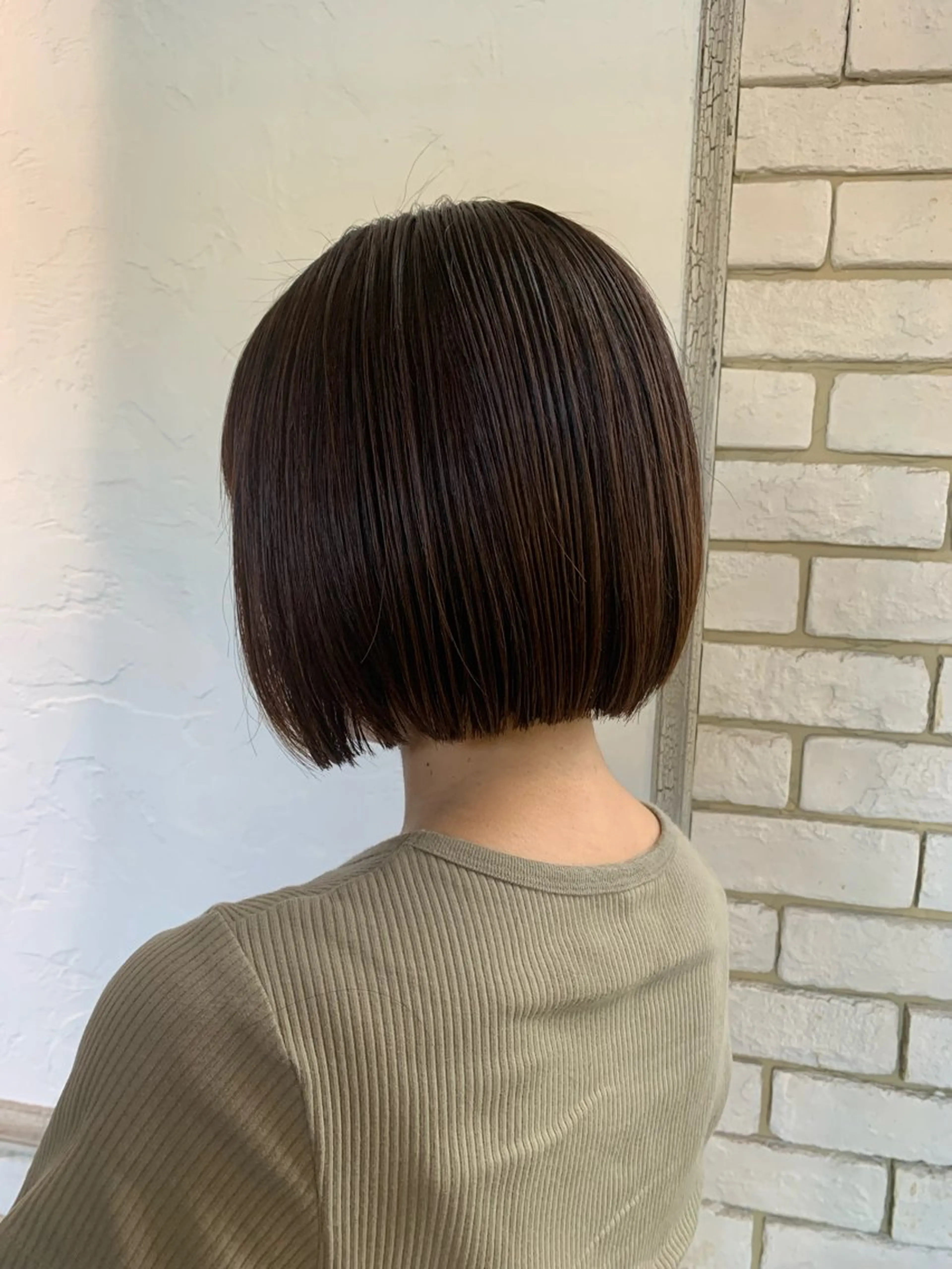 ショート ボブ くせ毛 💫レイヤーカット✨ 透明感カラー工藤雄大のヘアスタイル