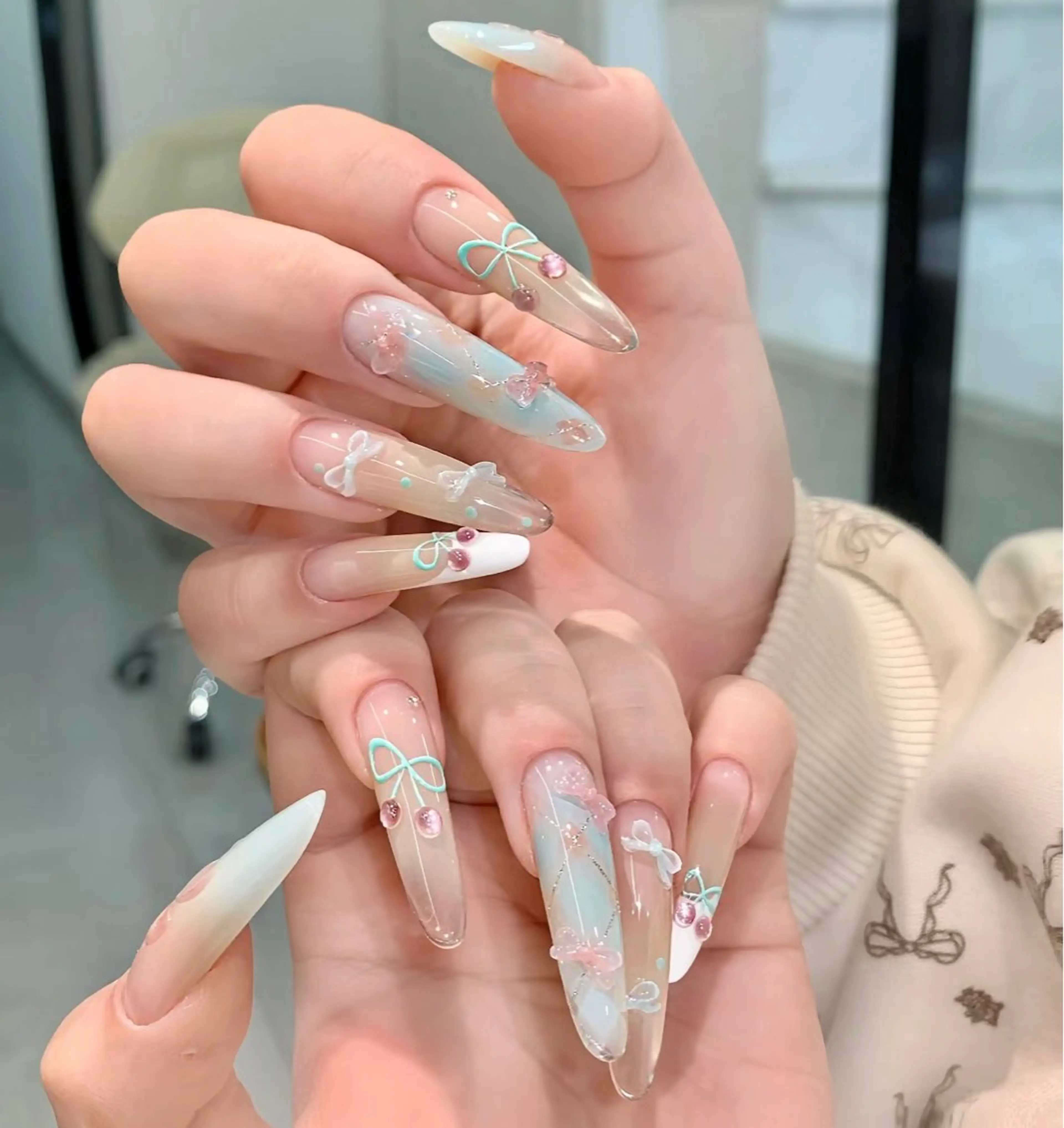 ネイル 長さだし専門店 M2　rikaのネイルデザイン