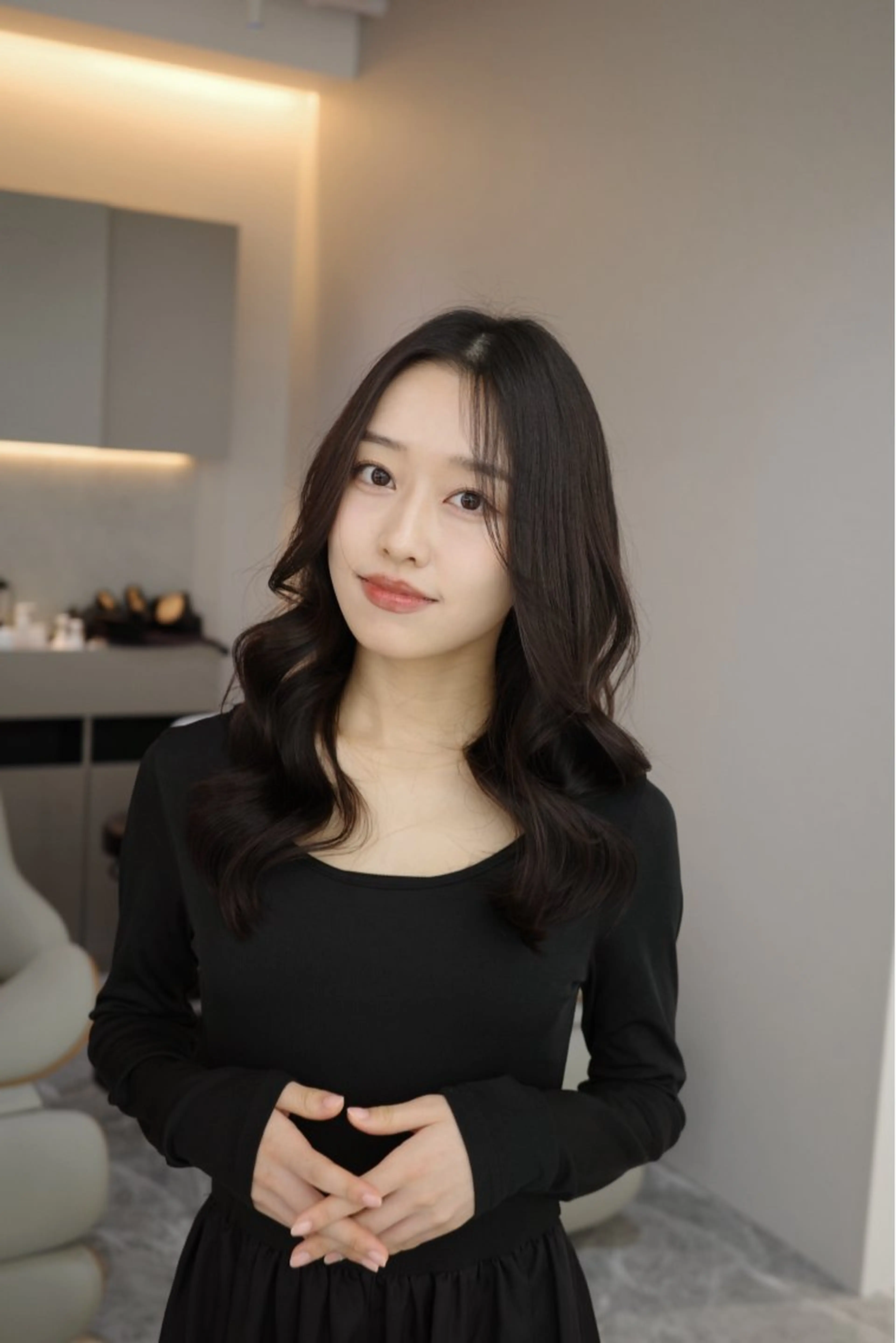 セミロング カラー 透明感カラー ボブ COA GINZA 佐藤壮真のヘアスタイル