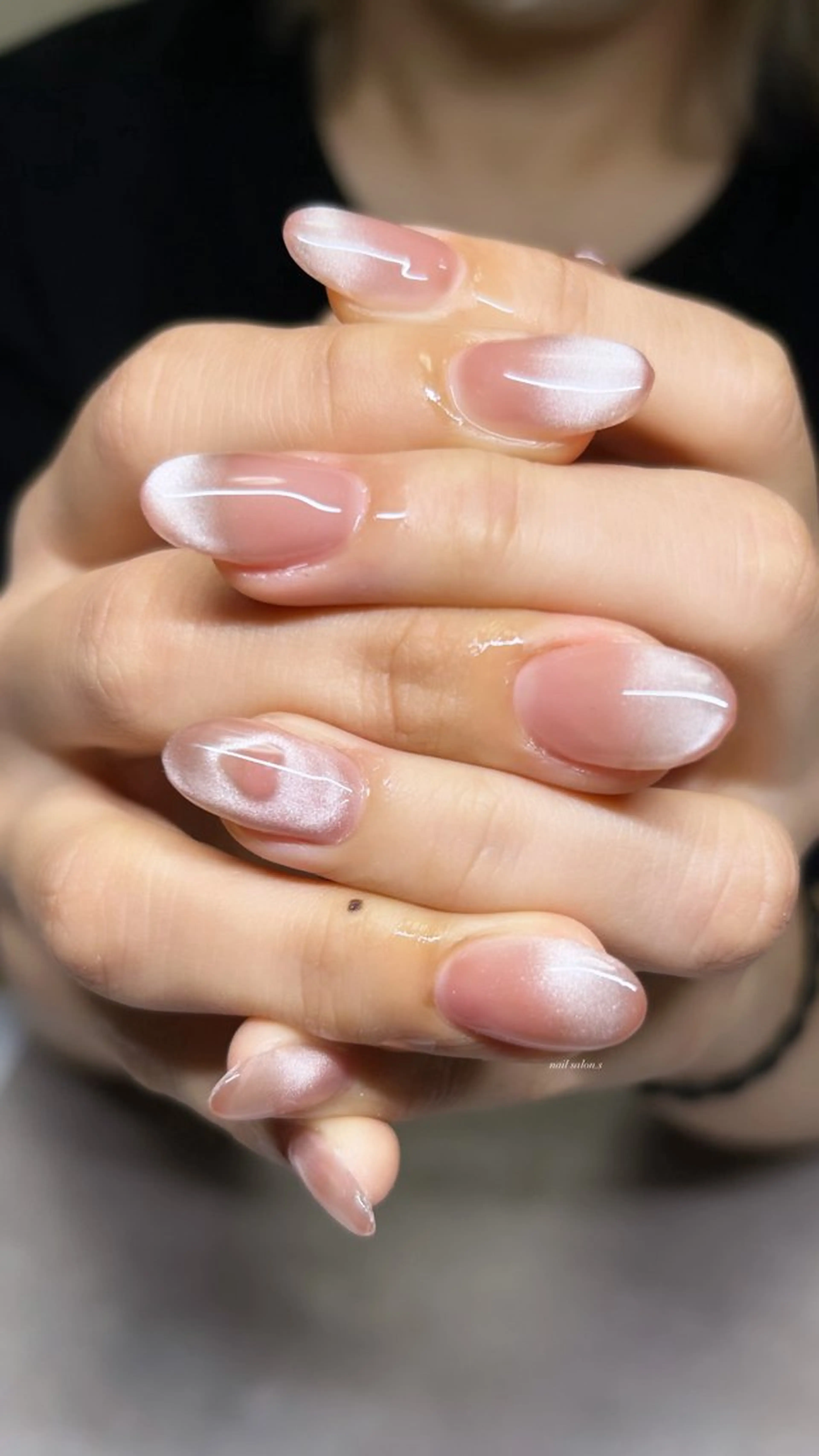 ネイル ハート ハンドネイル 関山 志乃のネイルデザイン