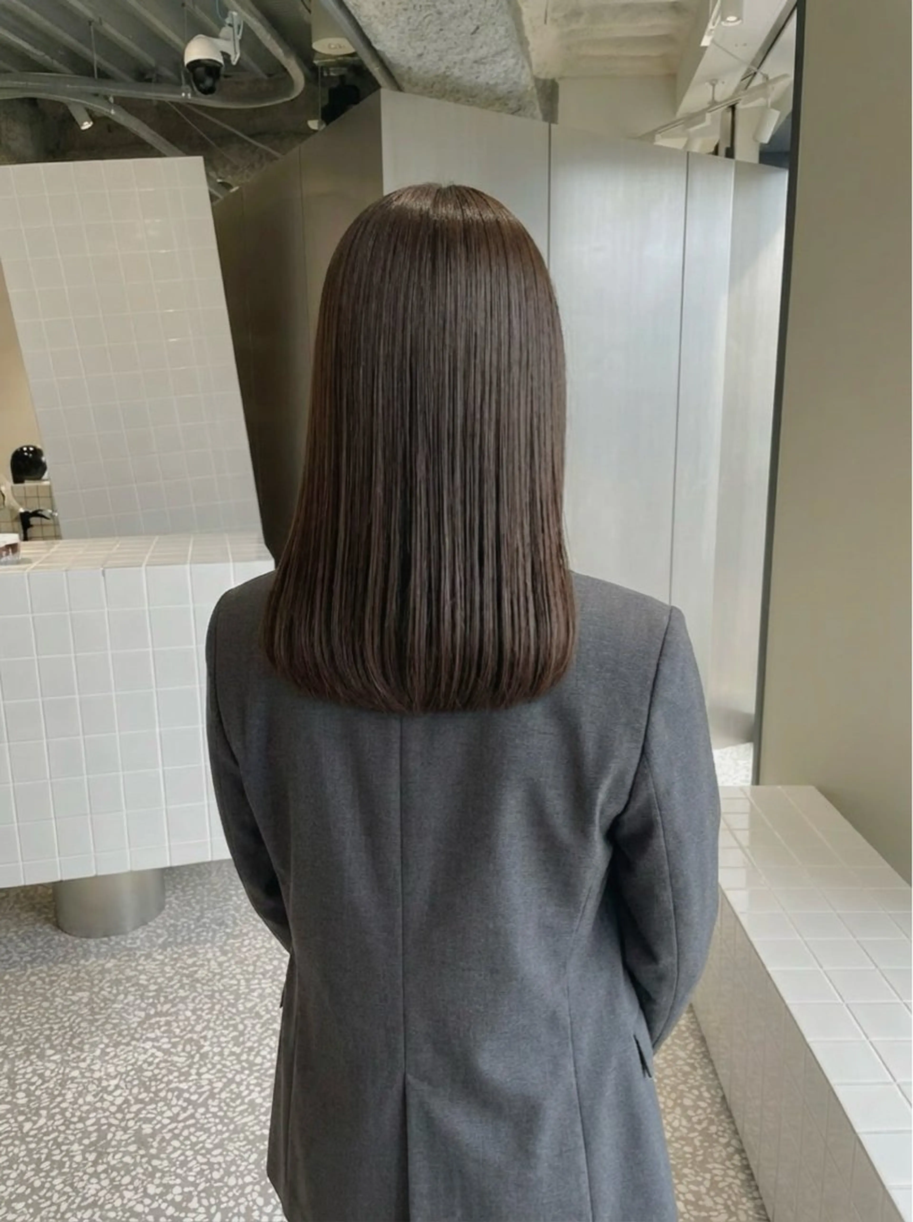 ミディアム カラー 梅田/縮毛矯正/ 髪質改善/イサミのヘアスタイル