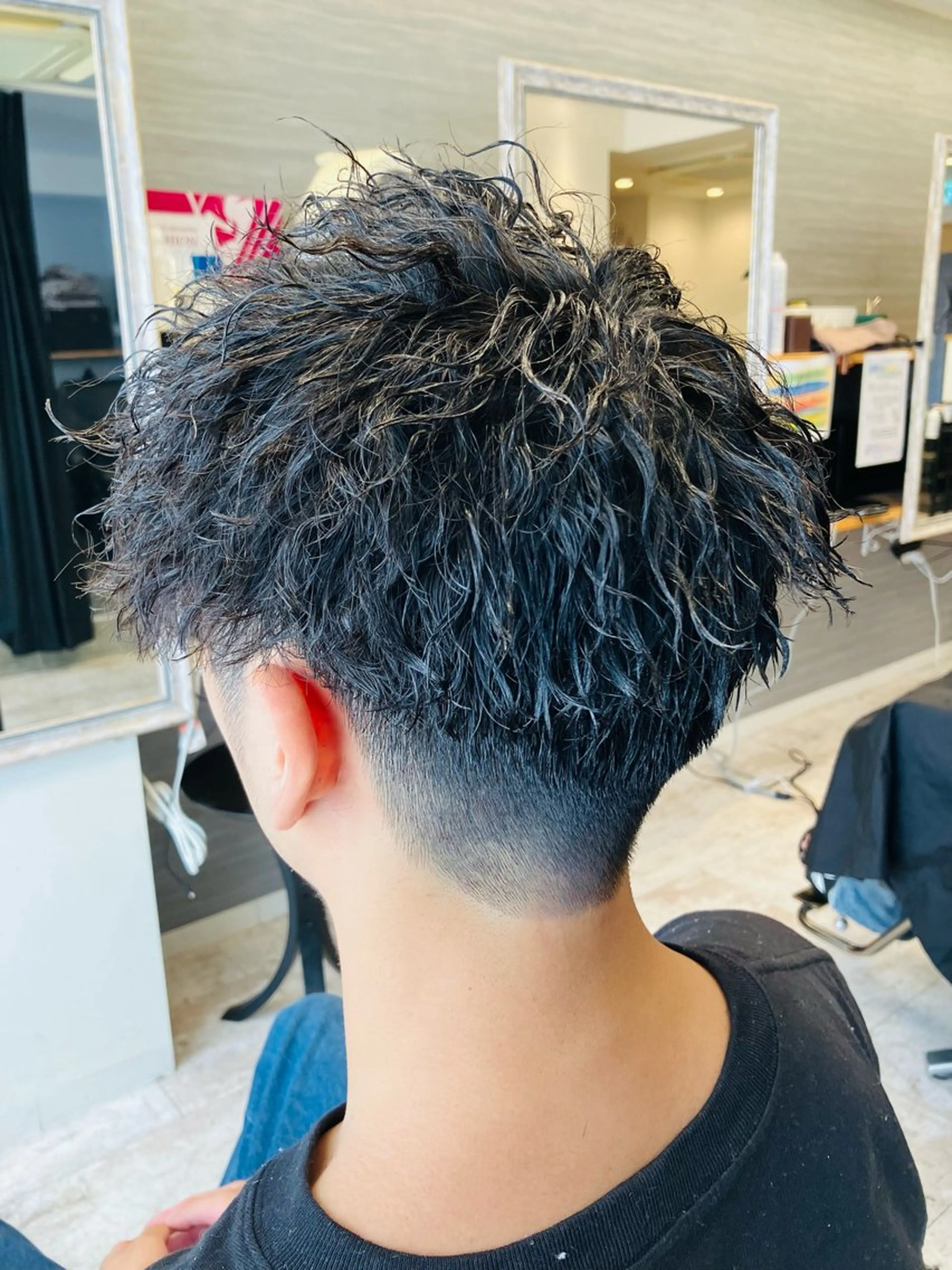 パーマ メンズ カット パーマ メンズ特化/パーマ/ フェードWATARUのヘアスタイル